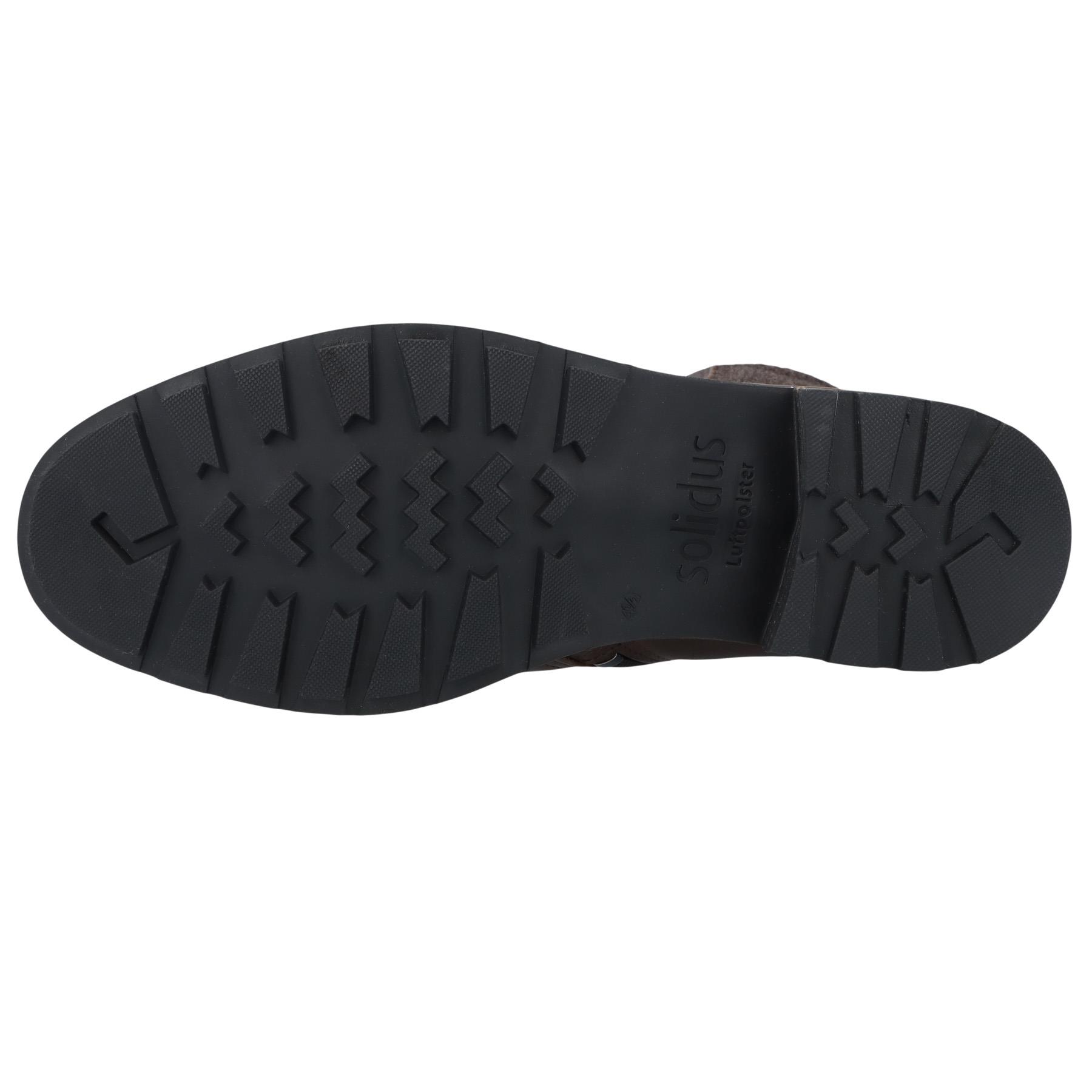 braune stiefel sohlenansicht