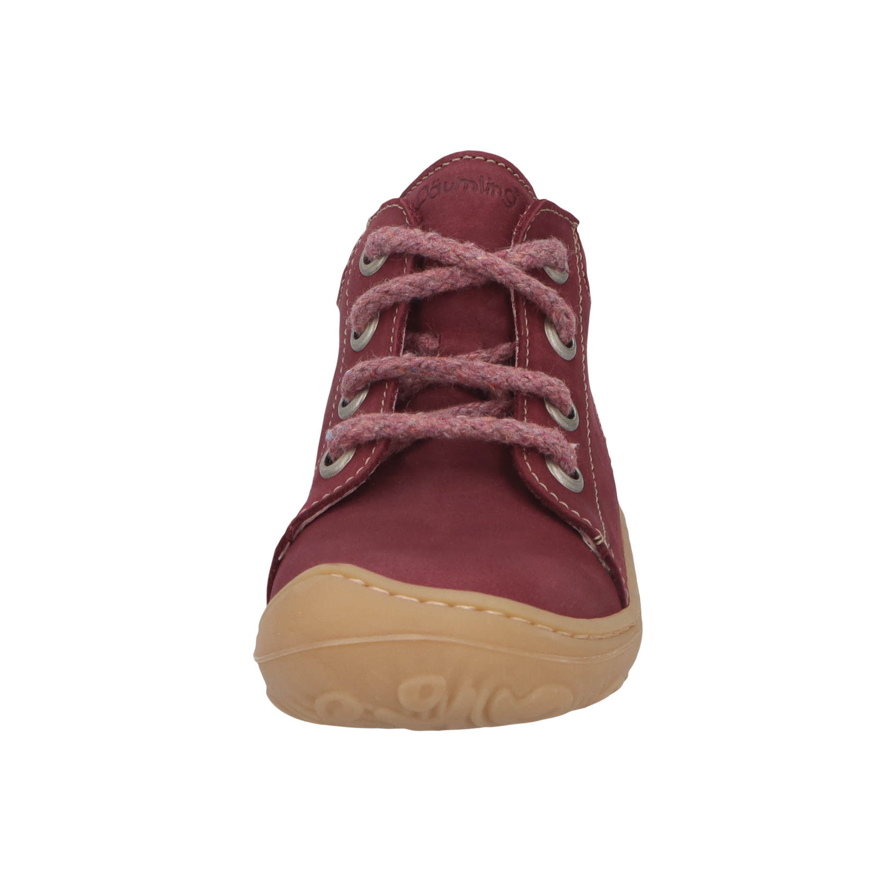 rote lauflernschuhe vorderansicht