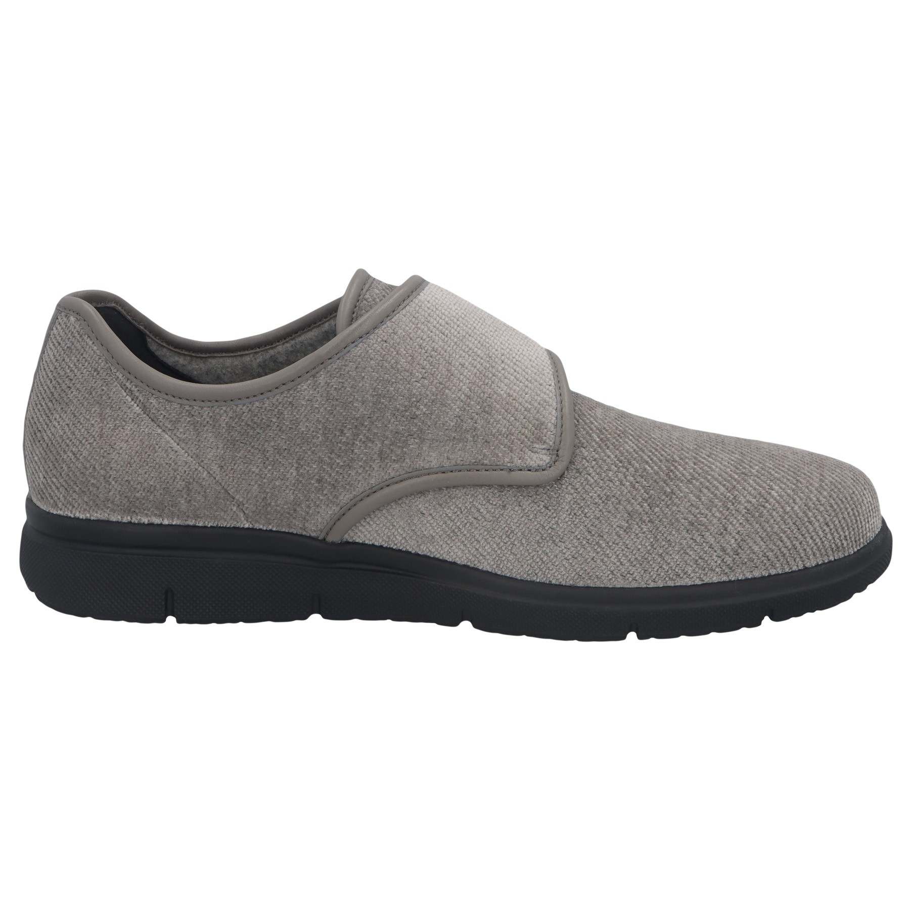 graue halbschuh seitenansicht rechts