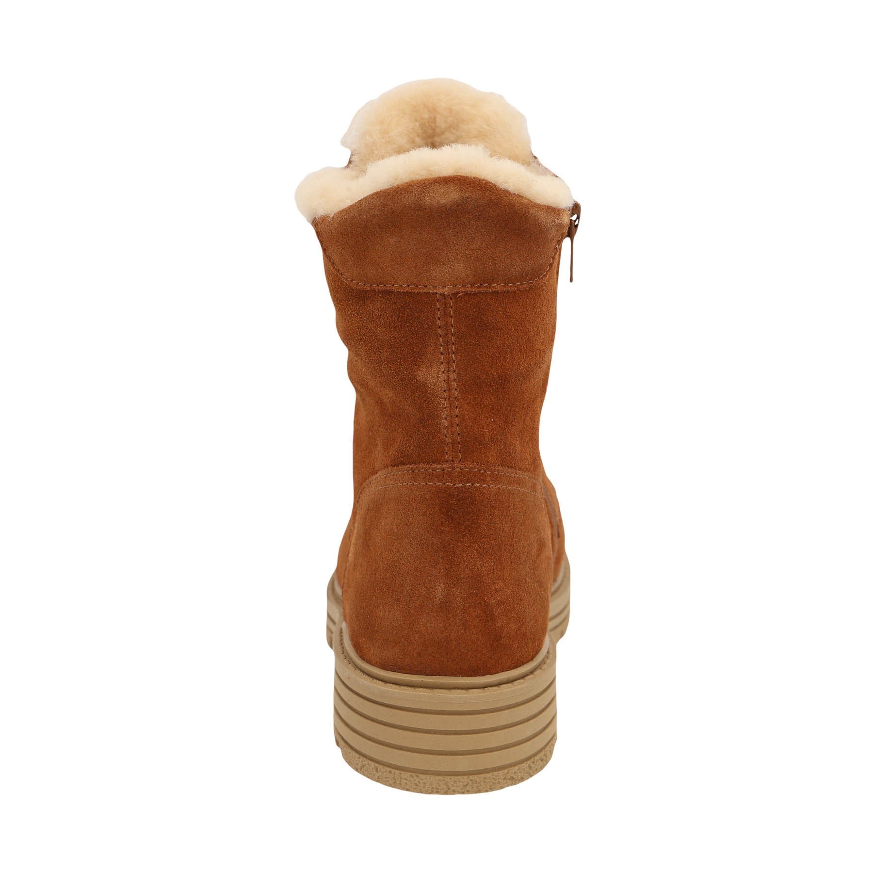 braune stiefel hinteransicht