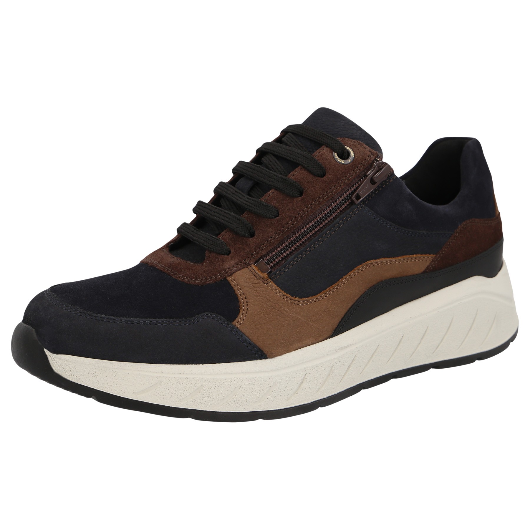 blaue halbschuh 3-4 ansicht