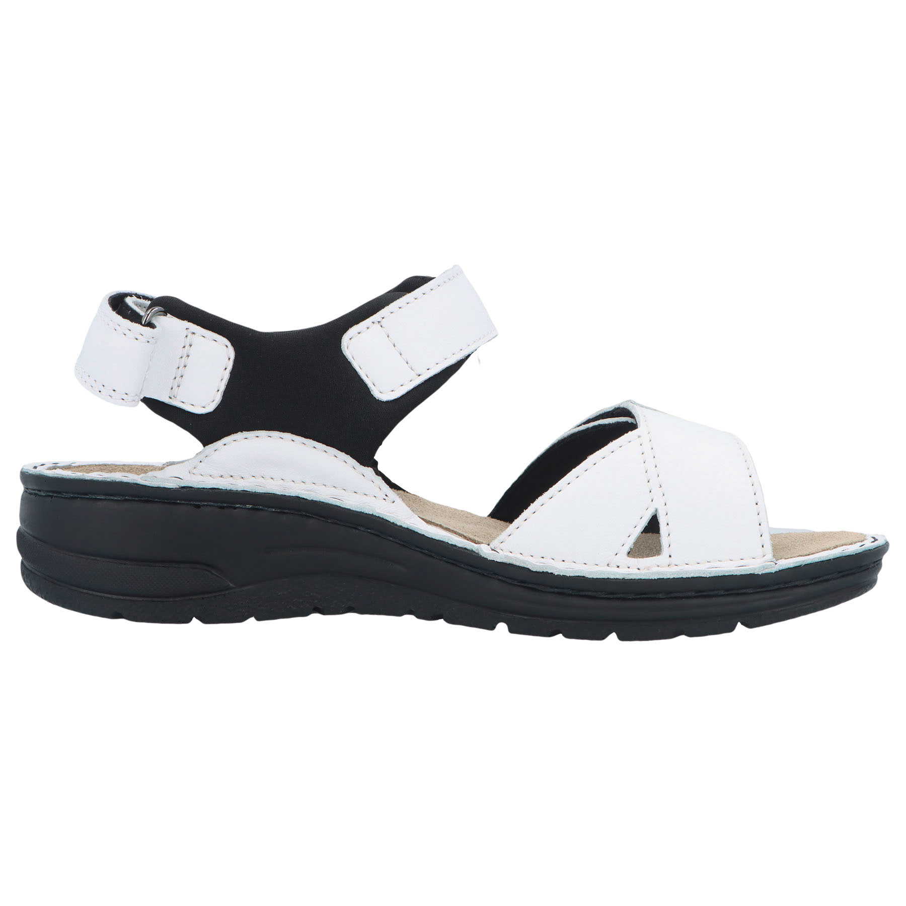 weiße sandale seitenansicht rechts