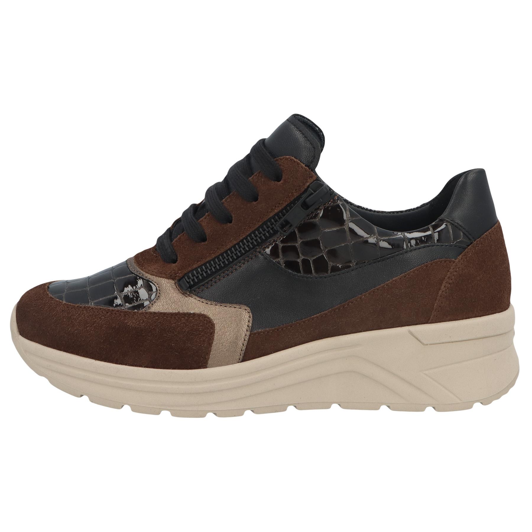 braune halbschuh seitenansicht links