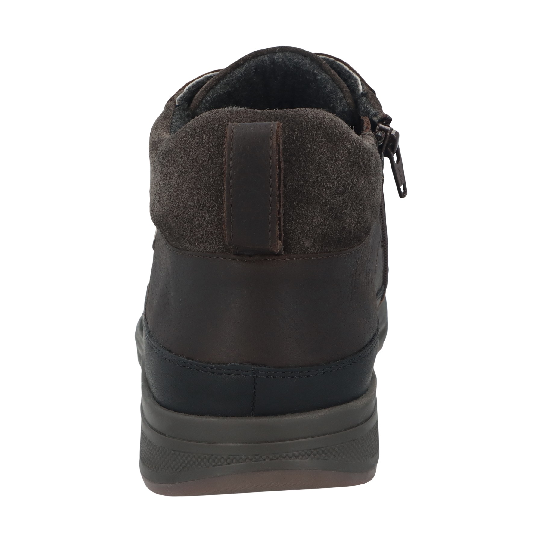 schwarze stiefel hinteransicht