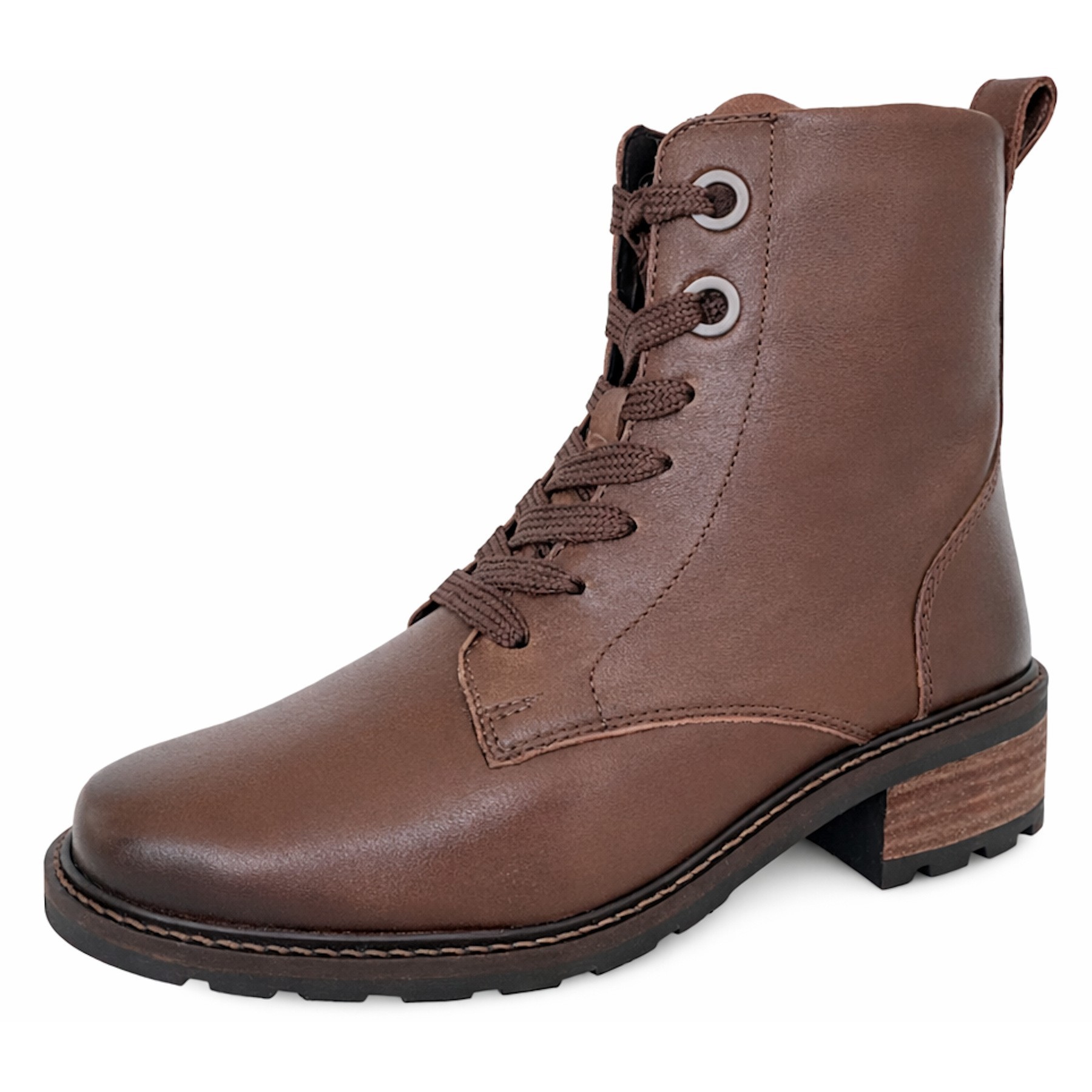 braune stiefel 3-4 ansicht