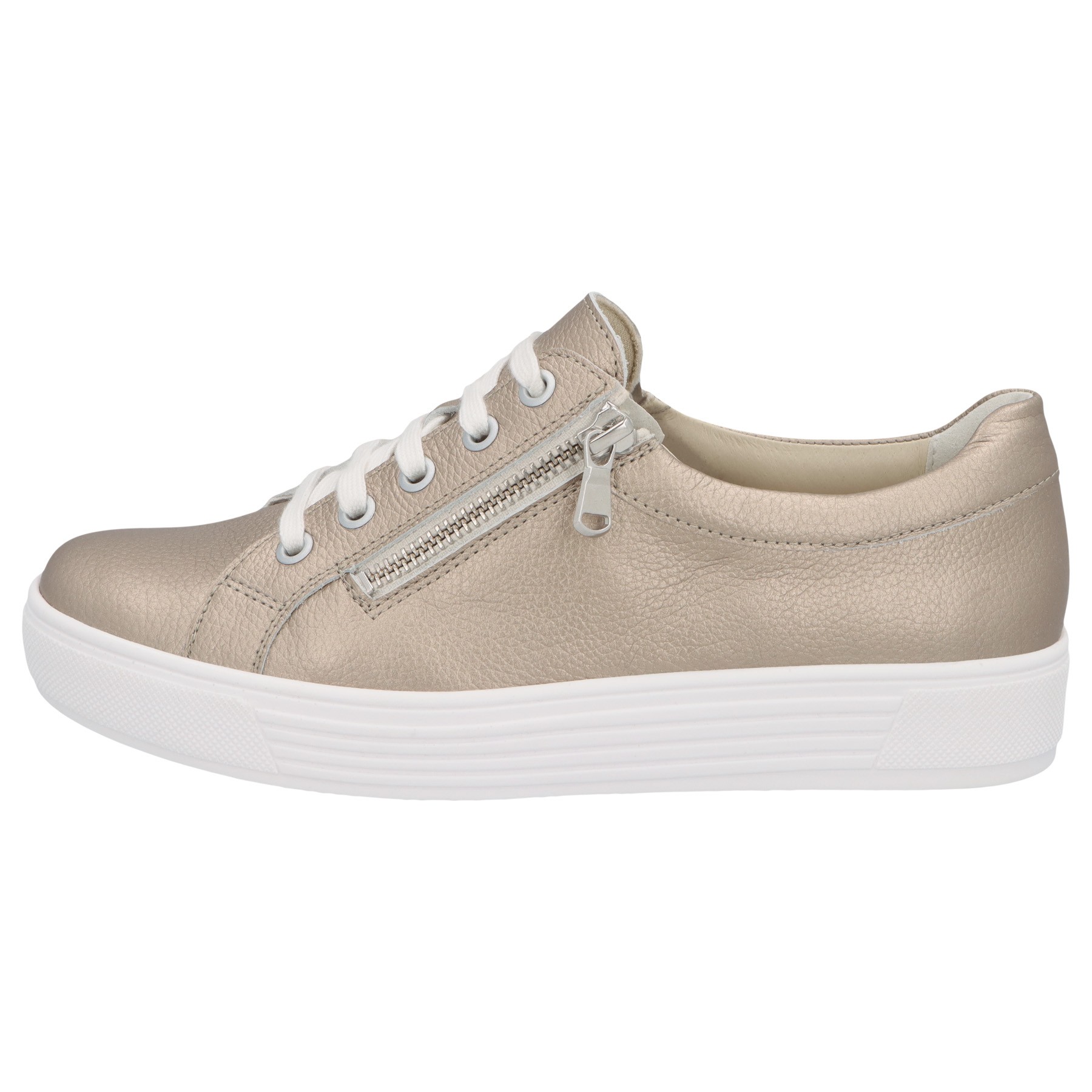 braune halbschuh seitenansicht links