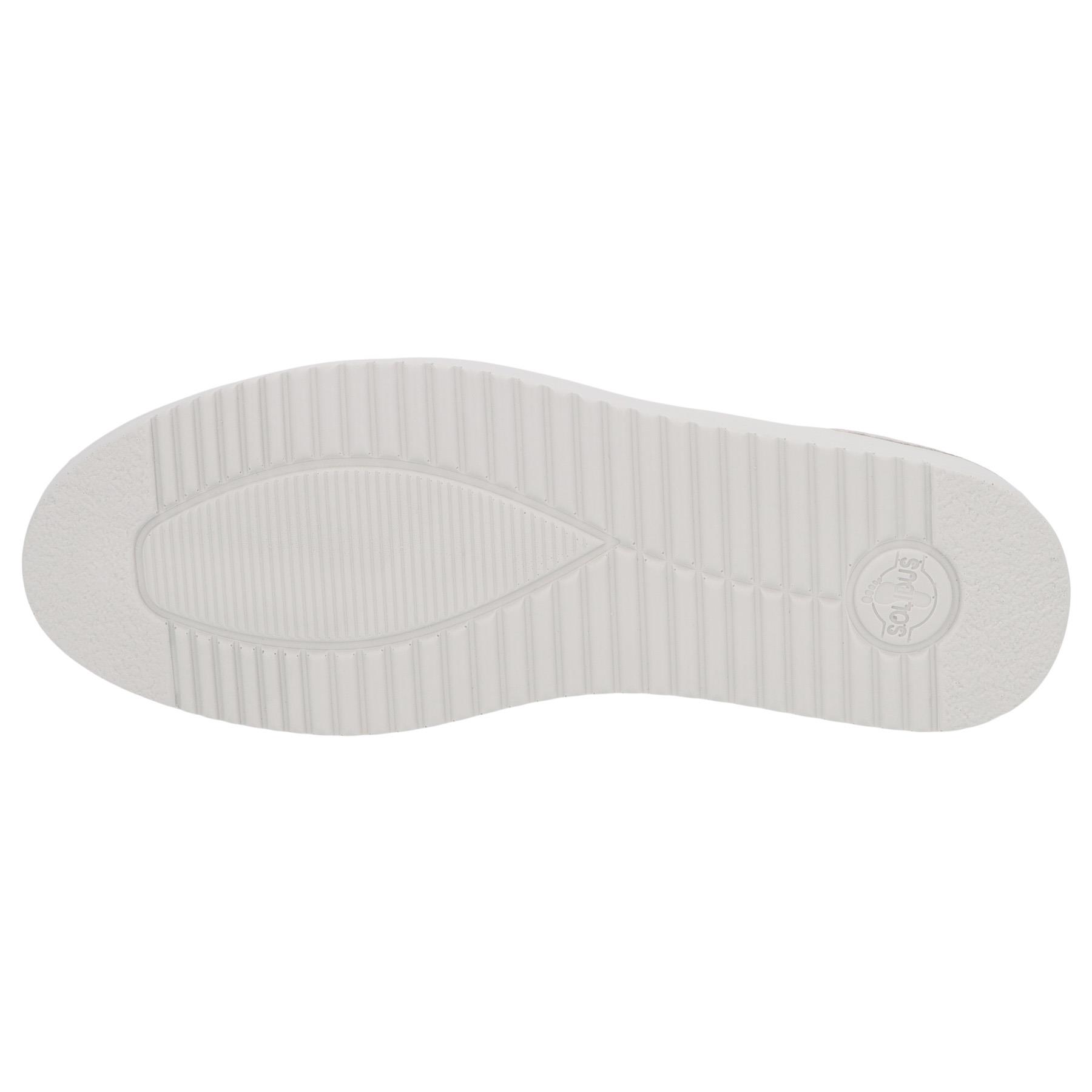 graue slipper sohlenansicht