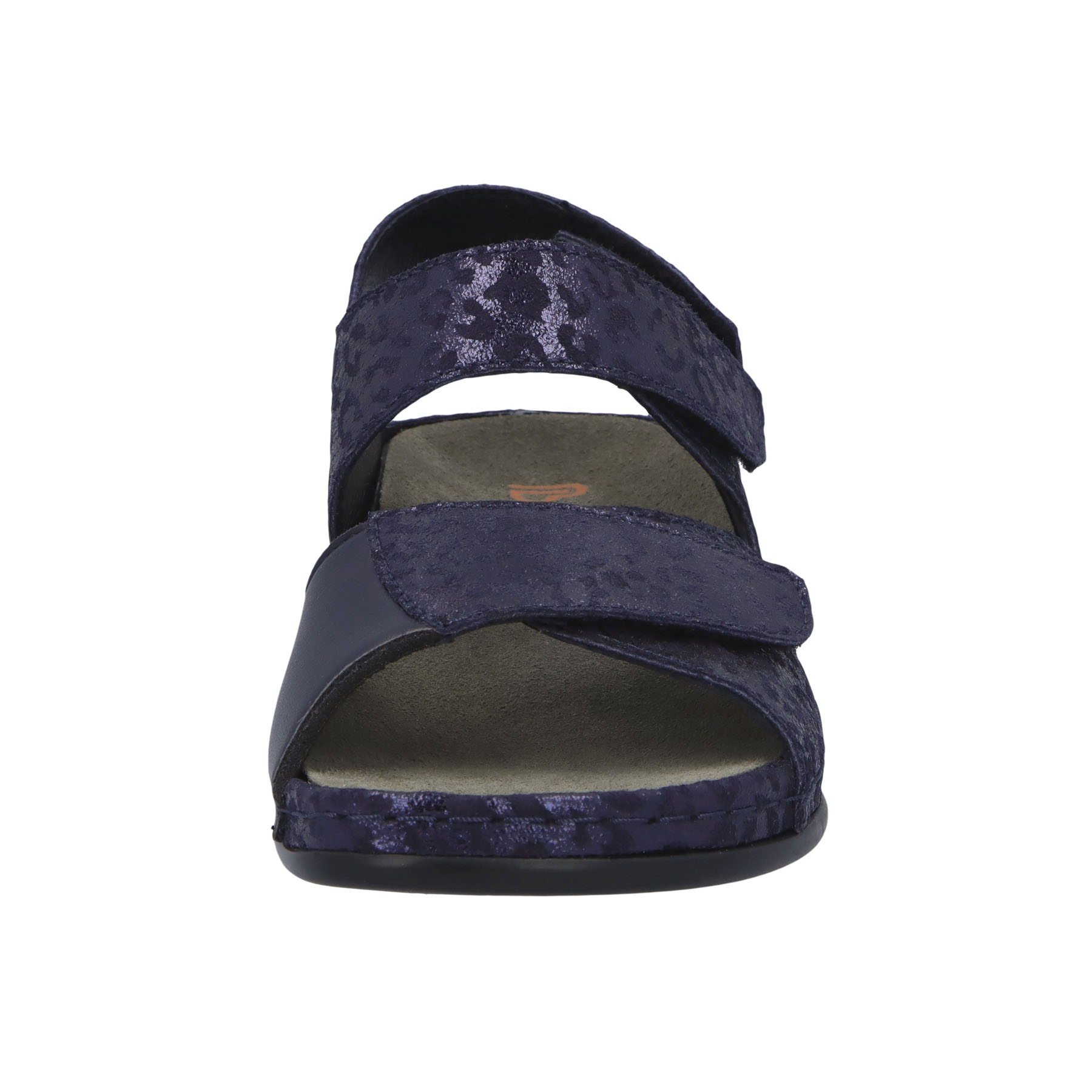 blaue sandale vorderansicht