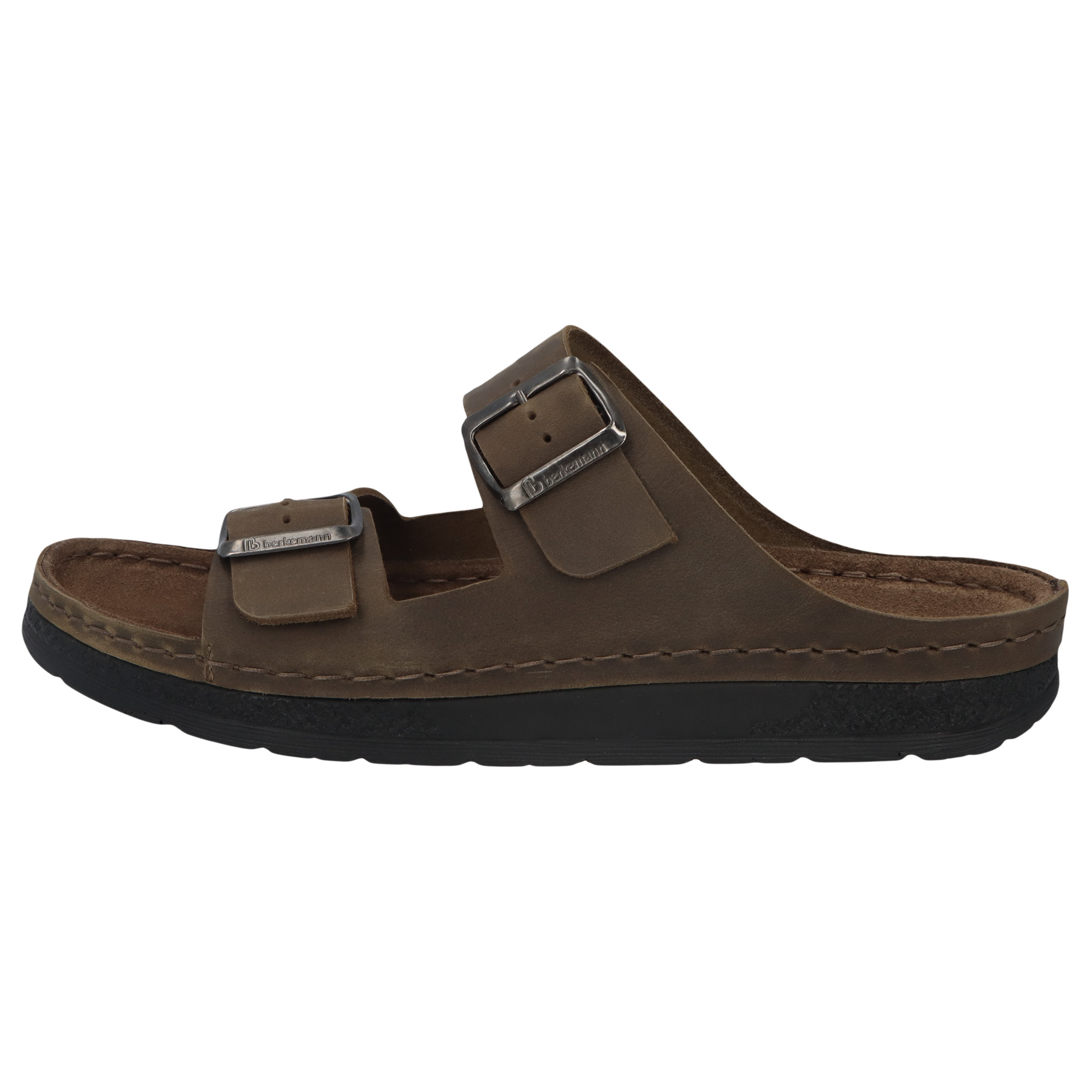 grüne pantolette seitenansicht links