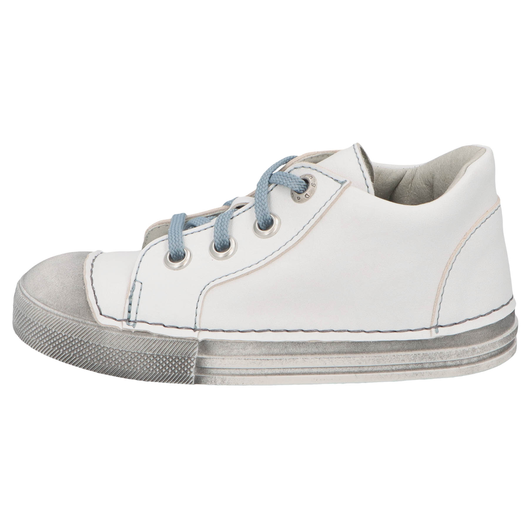 mehrfarbige lauflernschuhe seitenansicht links