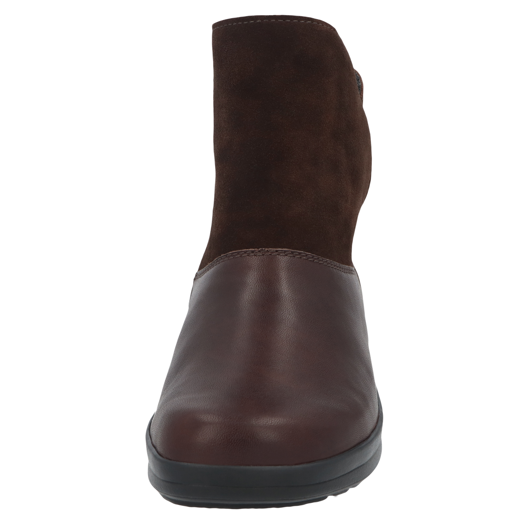 braune stiefeletten vorderansicht