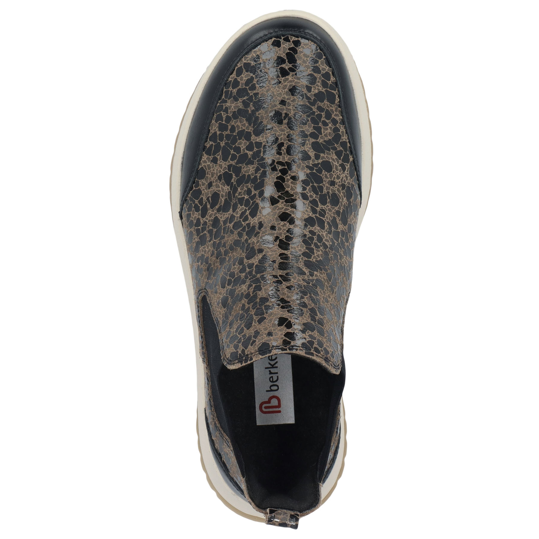 mehrfarbige stiefeletten draufsicht