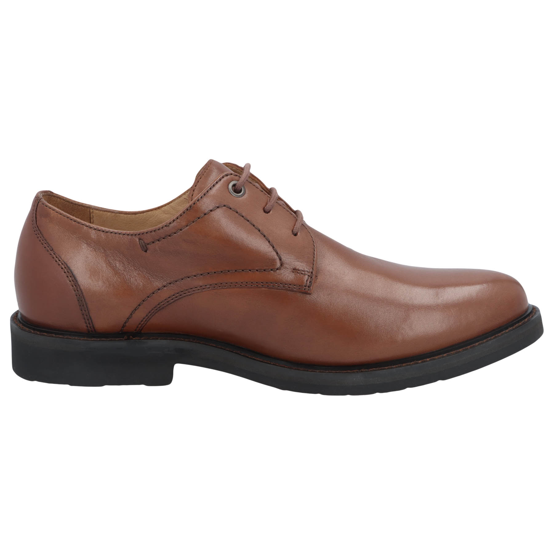 braune halbschuh seitenansicht rechts