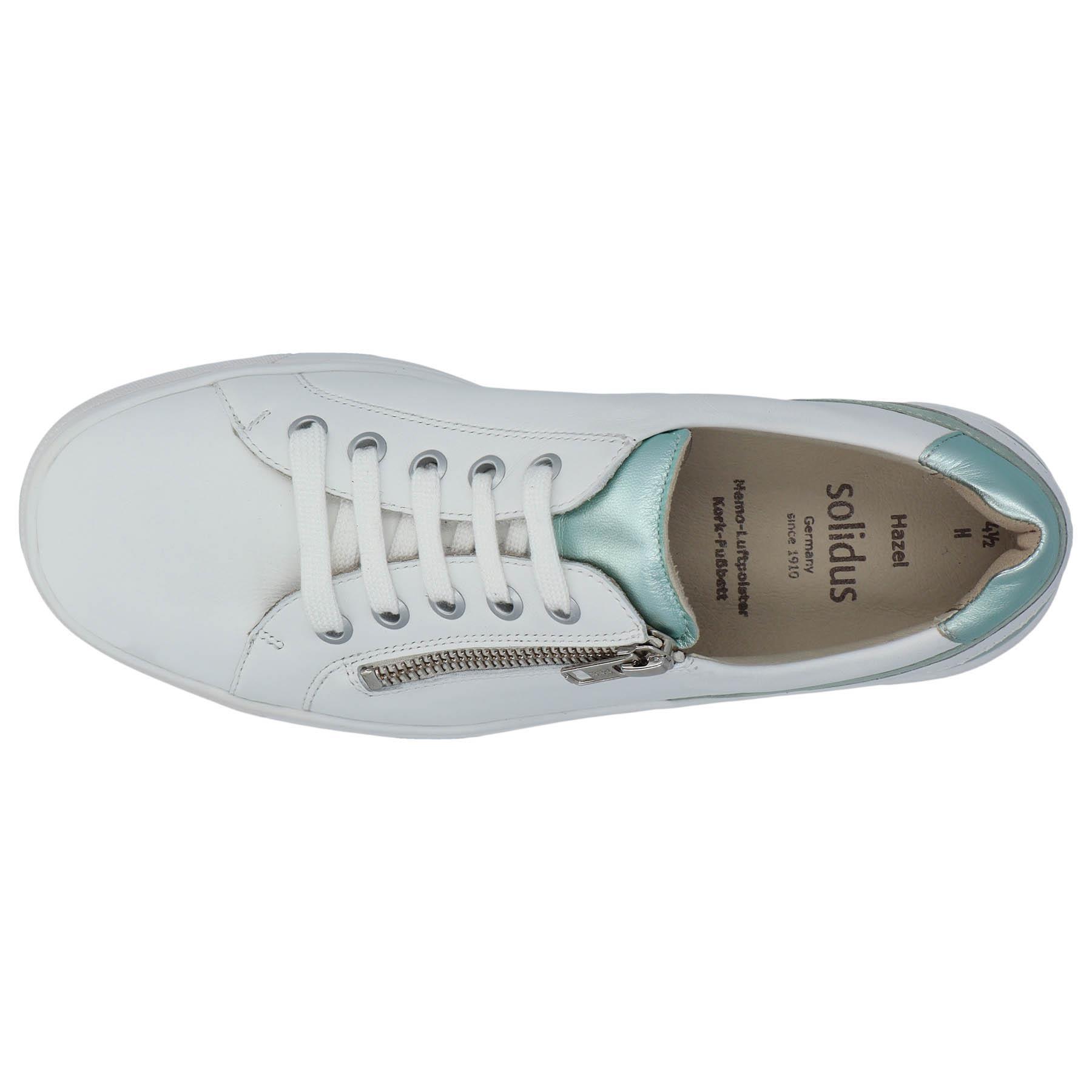 weiße halbschuh seitenansicht rechts