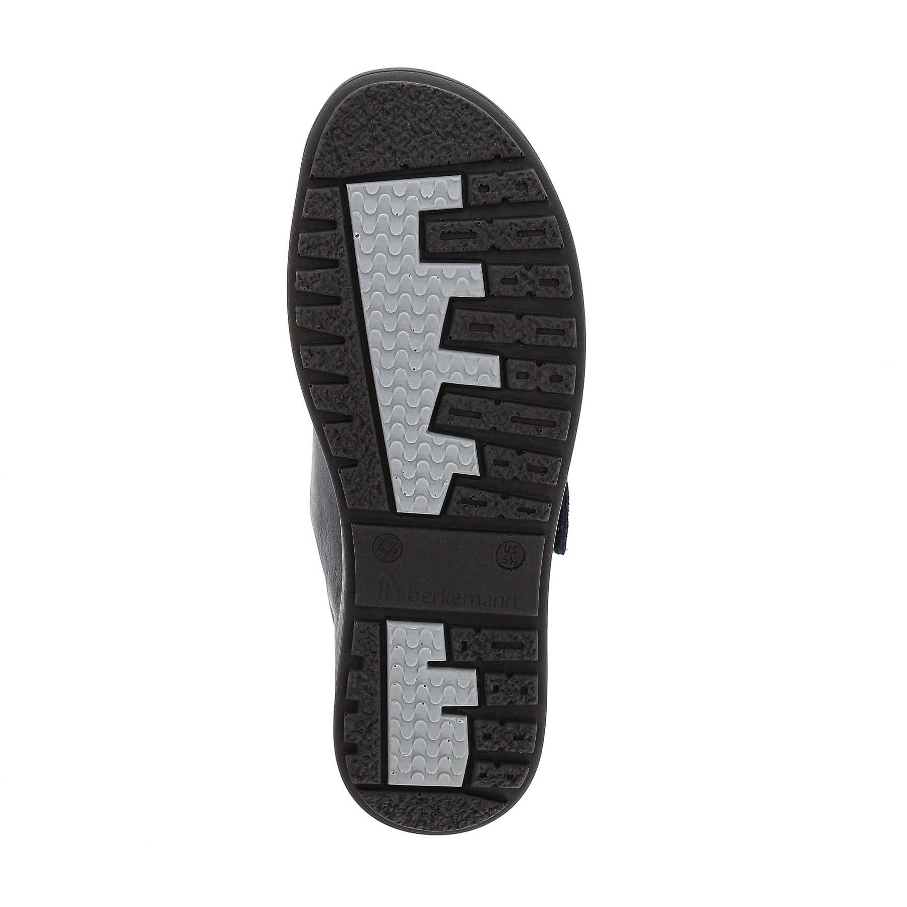 blaue halbschuh sohlenansicht