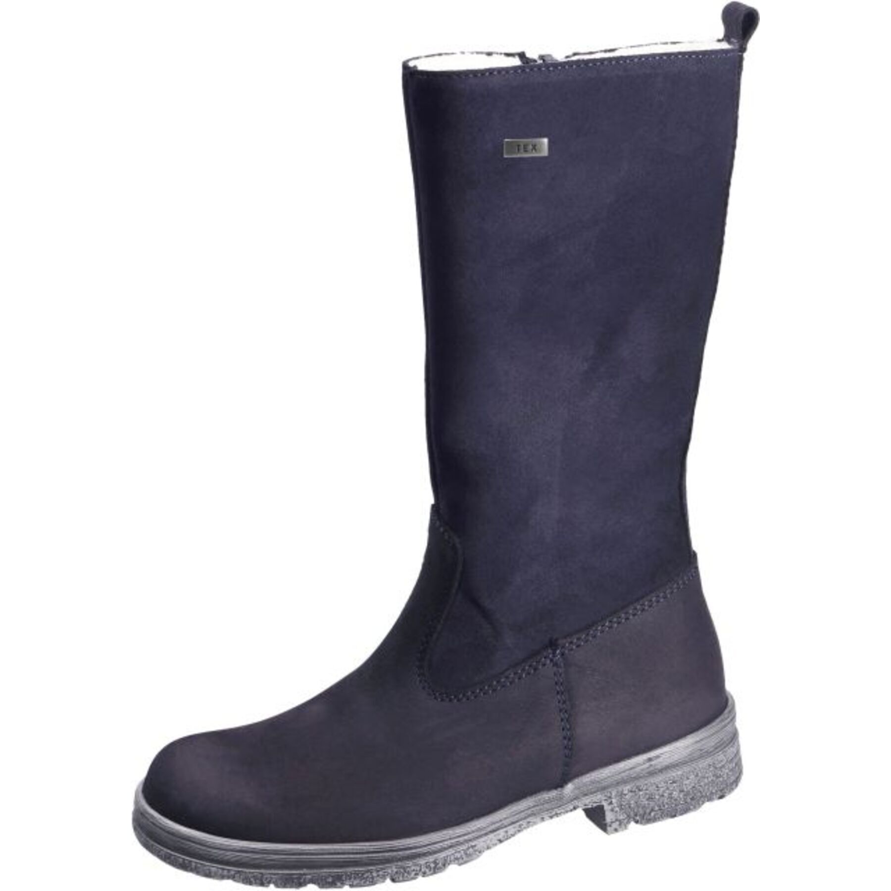 blaue stiefel 3-4 ansicht