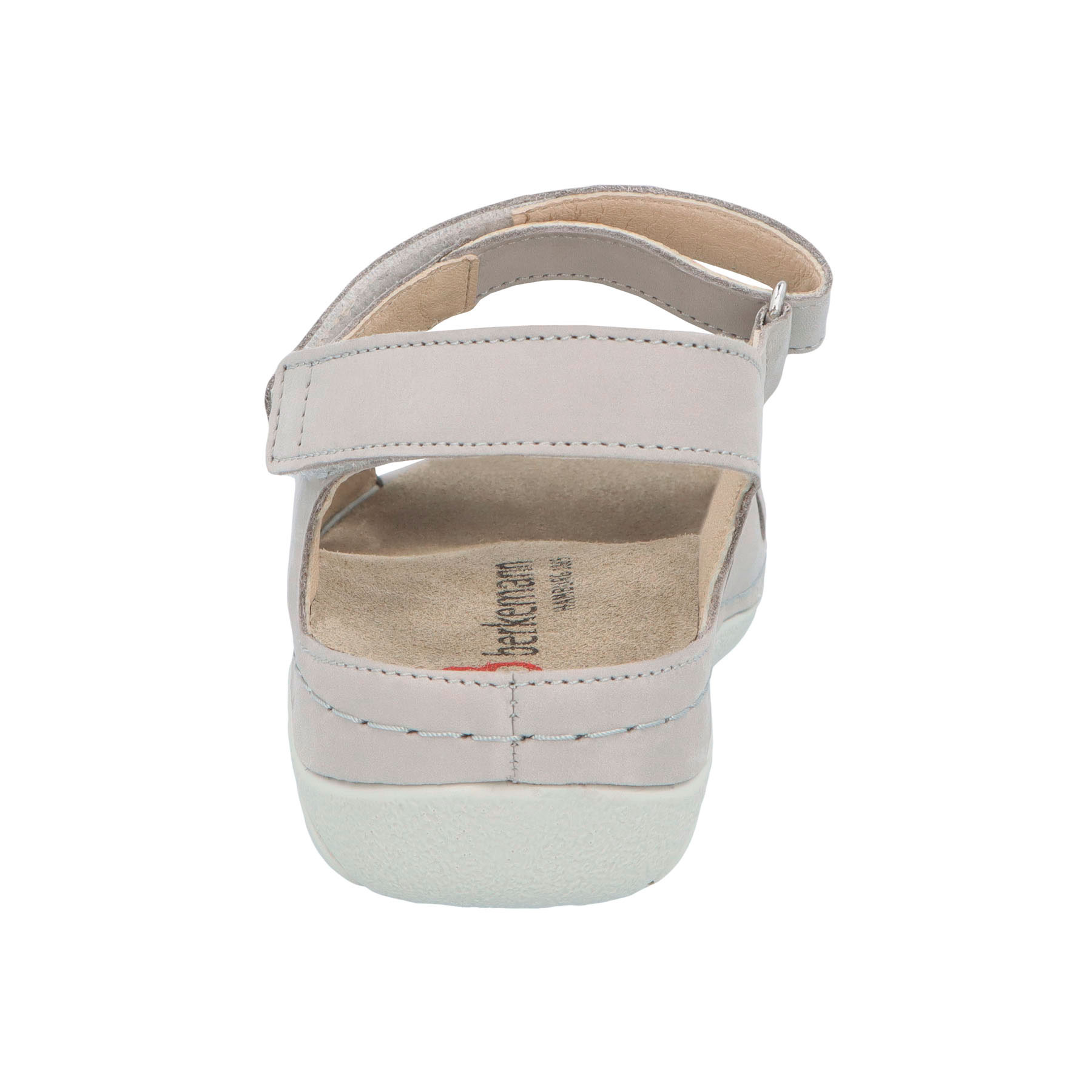 graue sandale hinteransicht