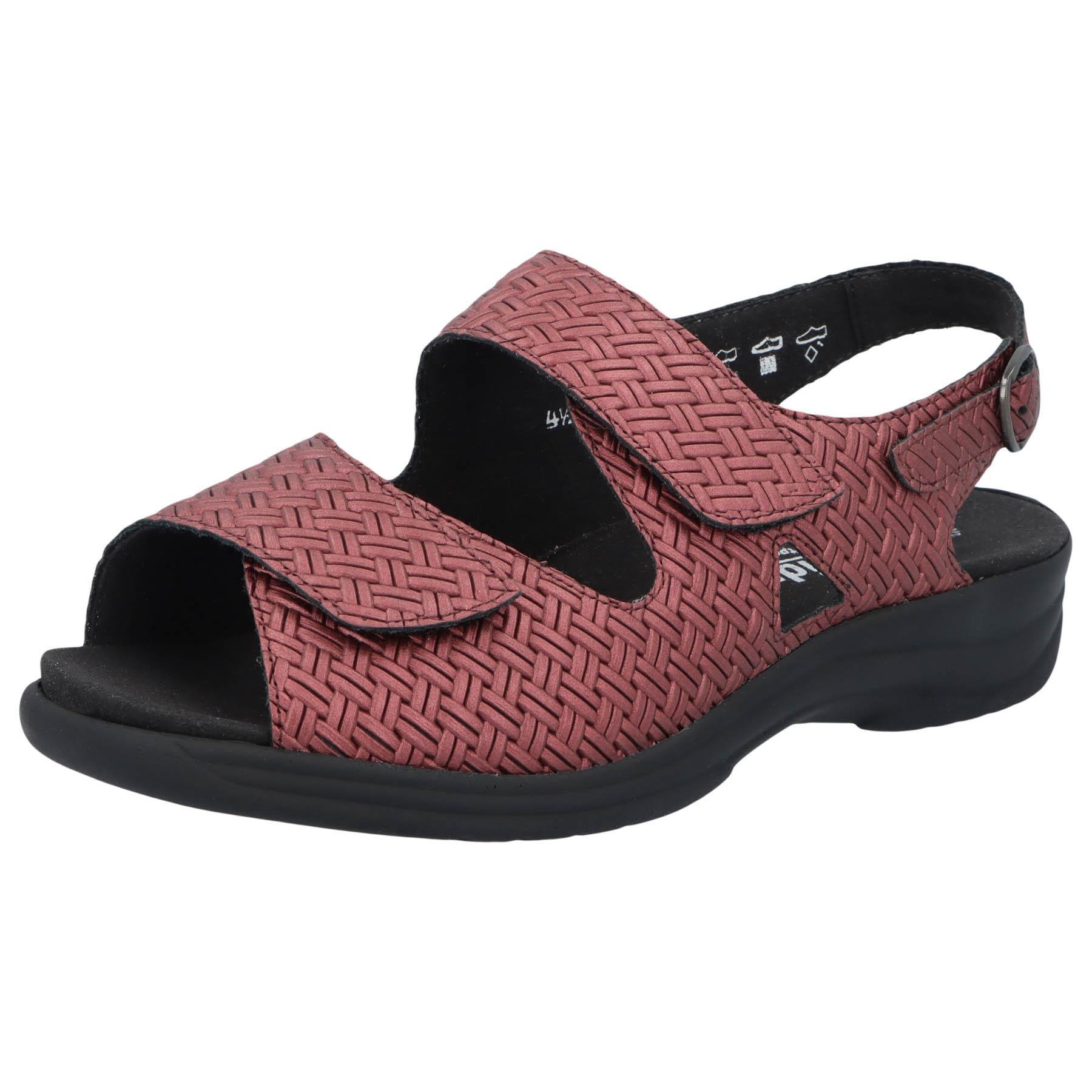 rote sandale 3-4 ansicht