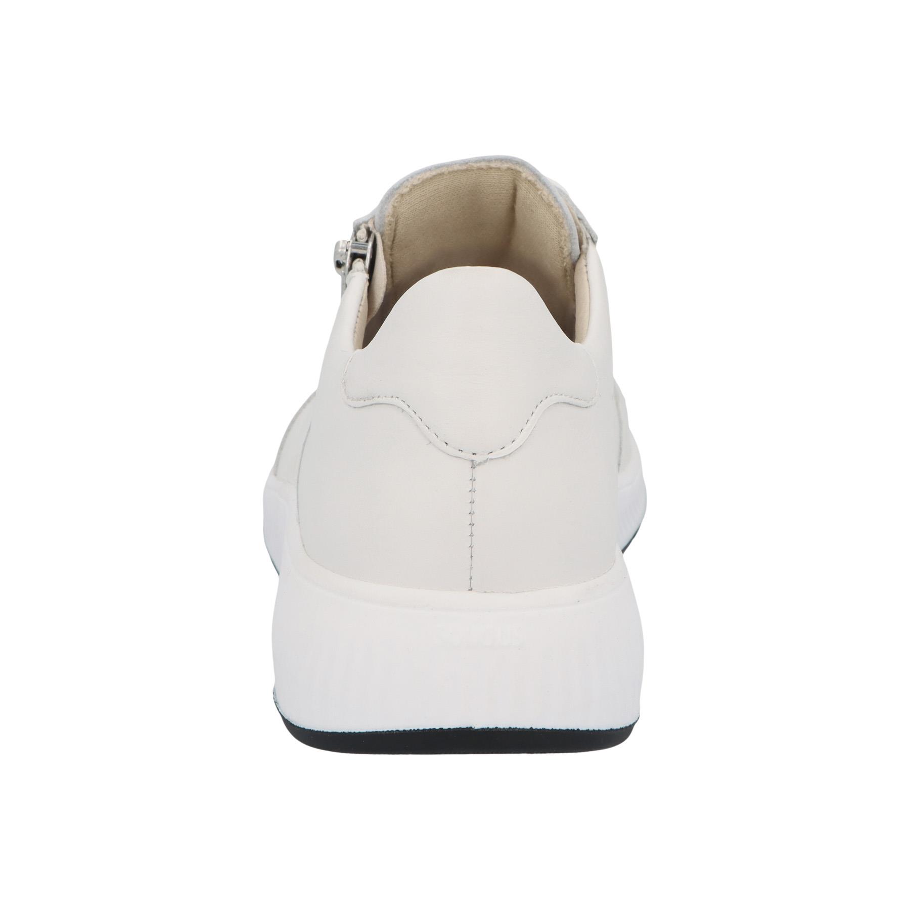 weiße halbschuh hinteransicht