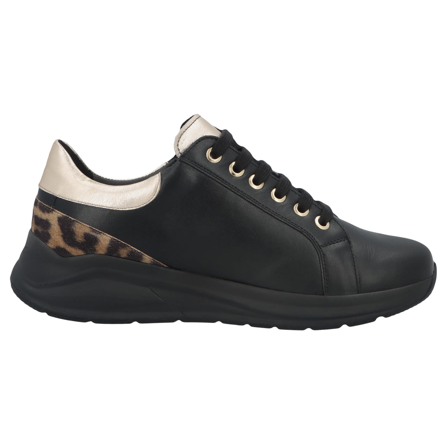 schwarze halbschuh seitenansicht rechts