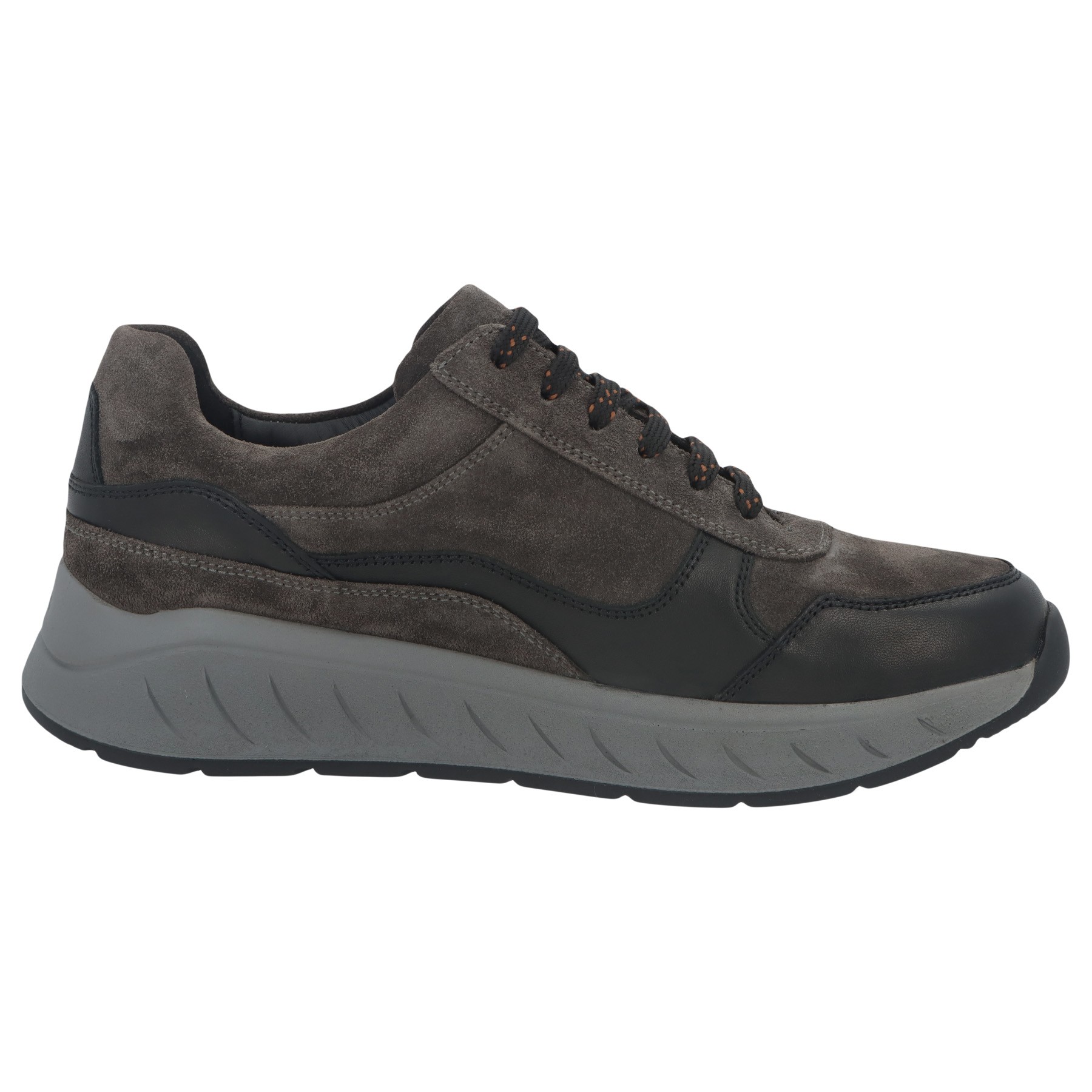 schwarze halbschuh seitenansicht rechts