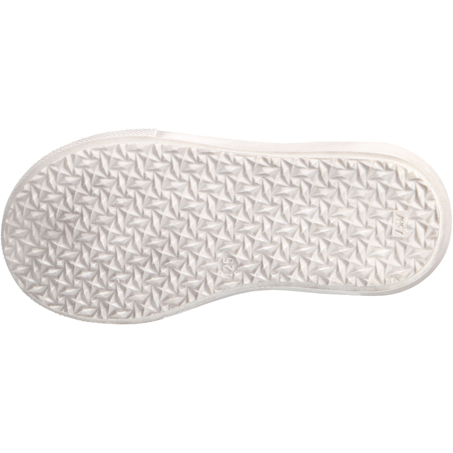 weiße mid cut sohlenansicht