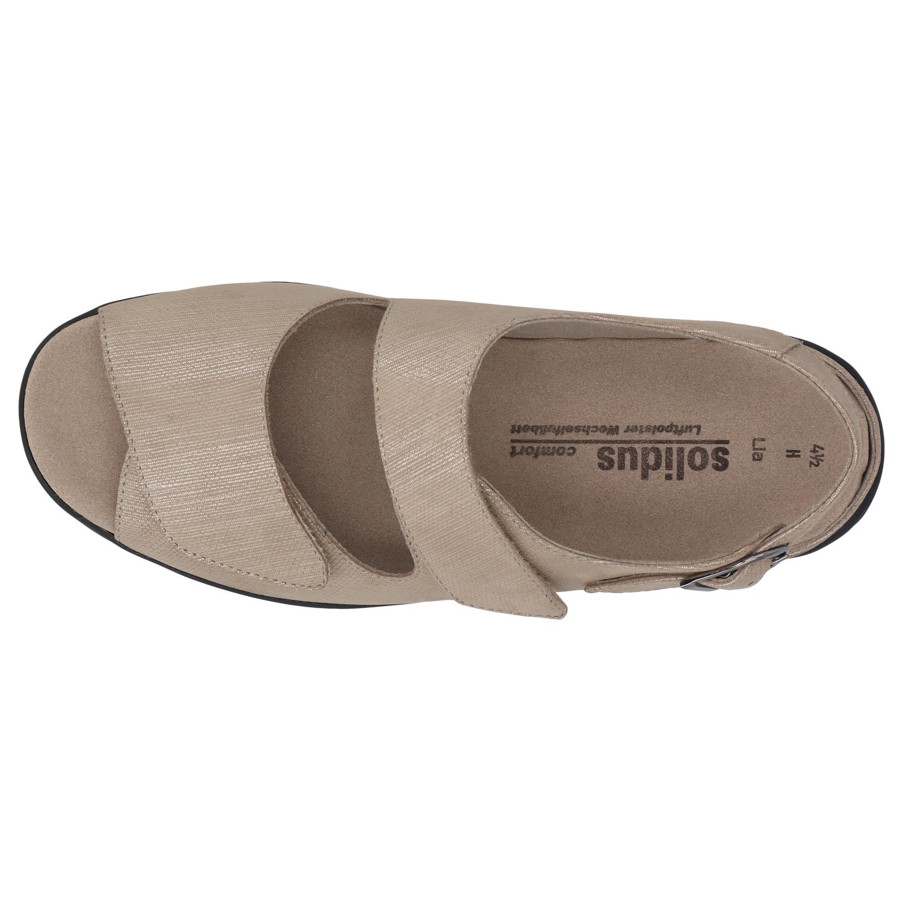 braune sandale draufsicht