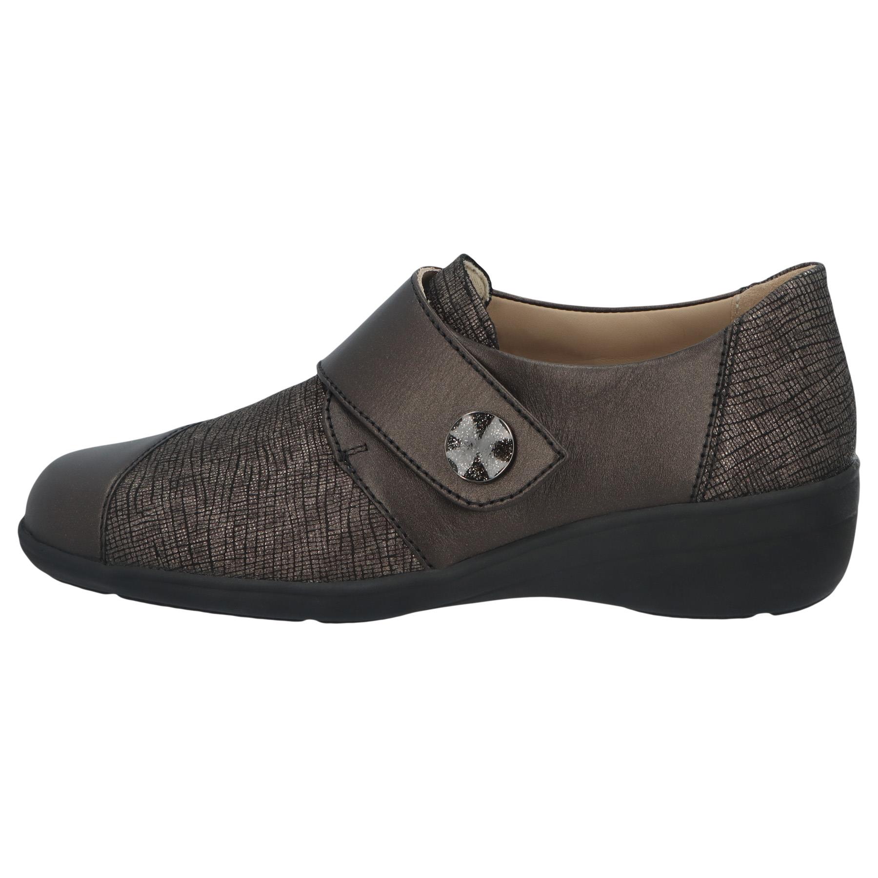 graue slipper seitenansicht links