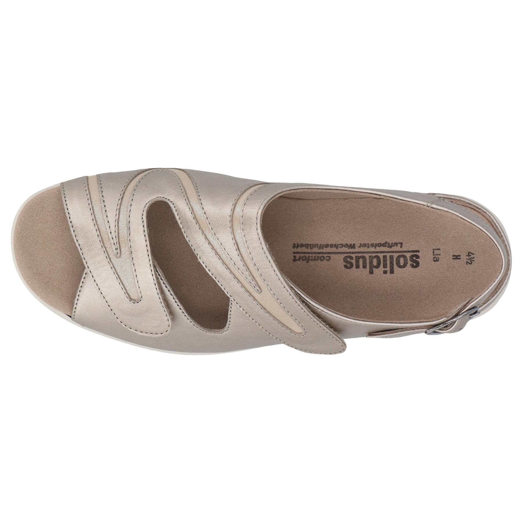 braune sandale draufsicht