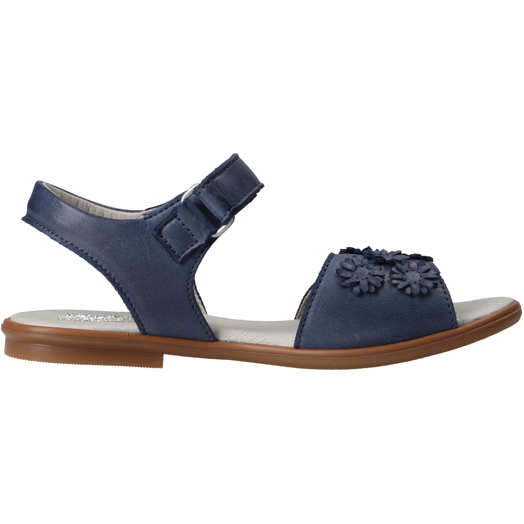 blaue sandale seitenansicht rechts