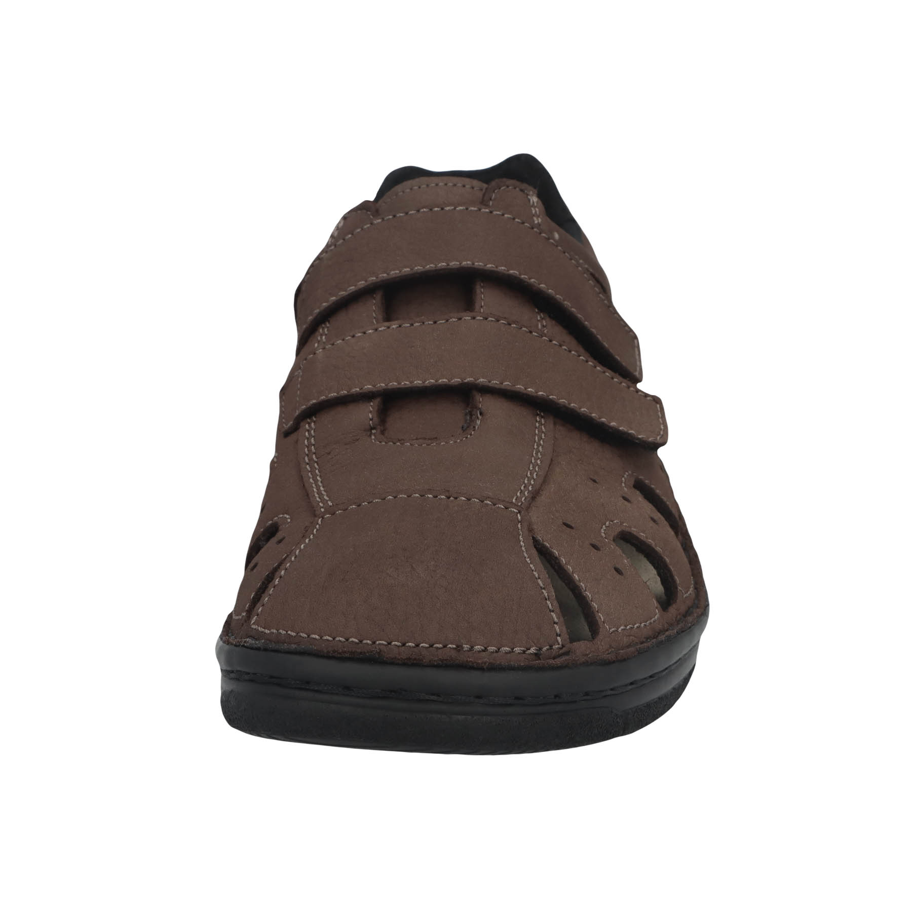 braune halbschuh vorderansicht