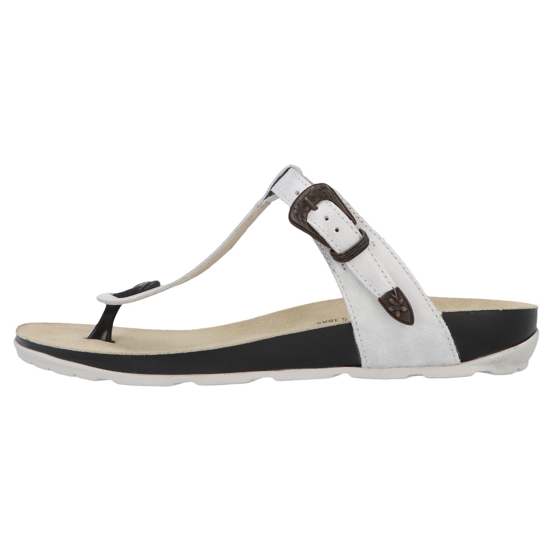 mehrfarbige pantolette seitenansicht links