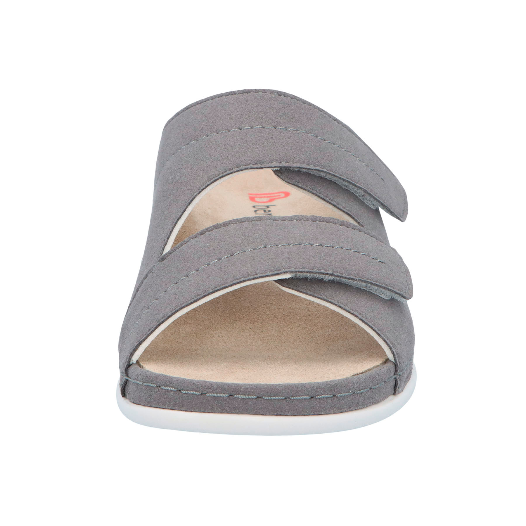 graue pantolette vorderansicht