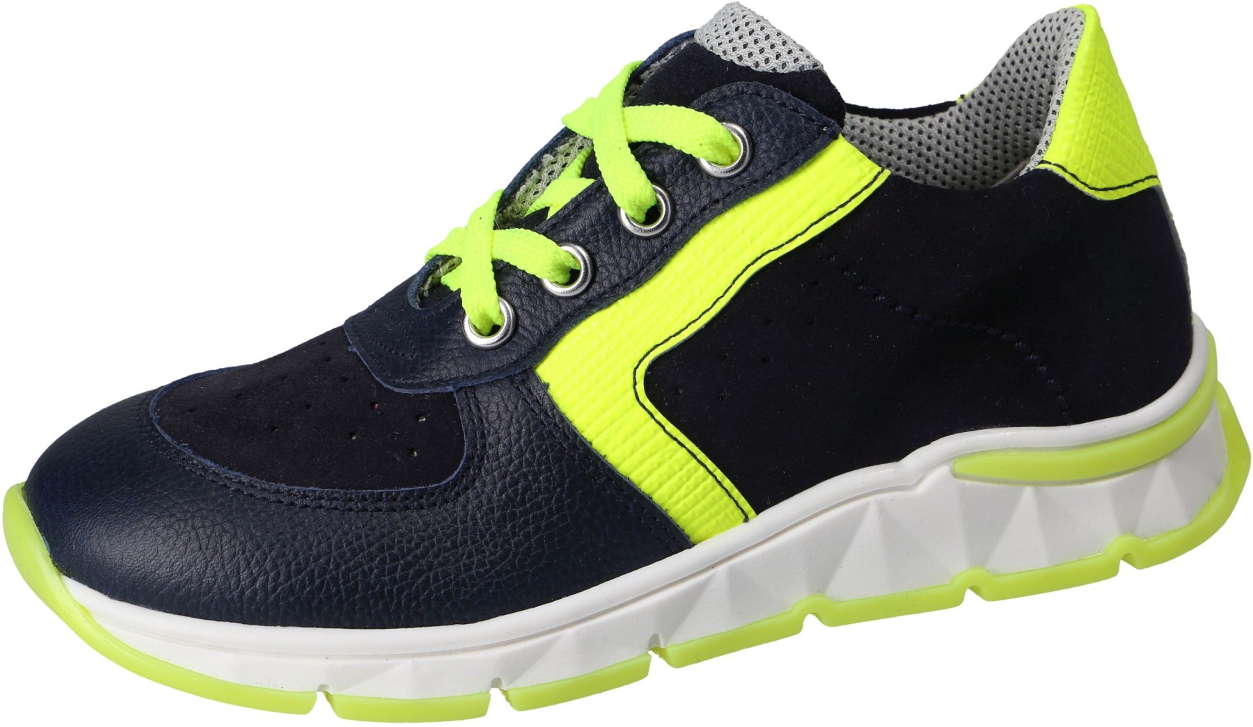 blaue sneaker 3-4 ansicht