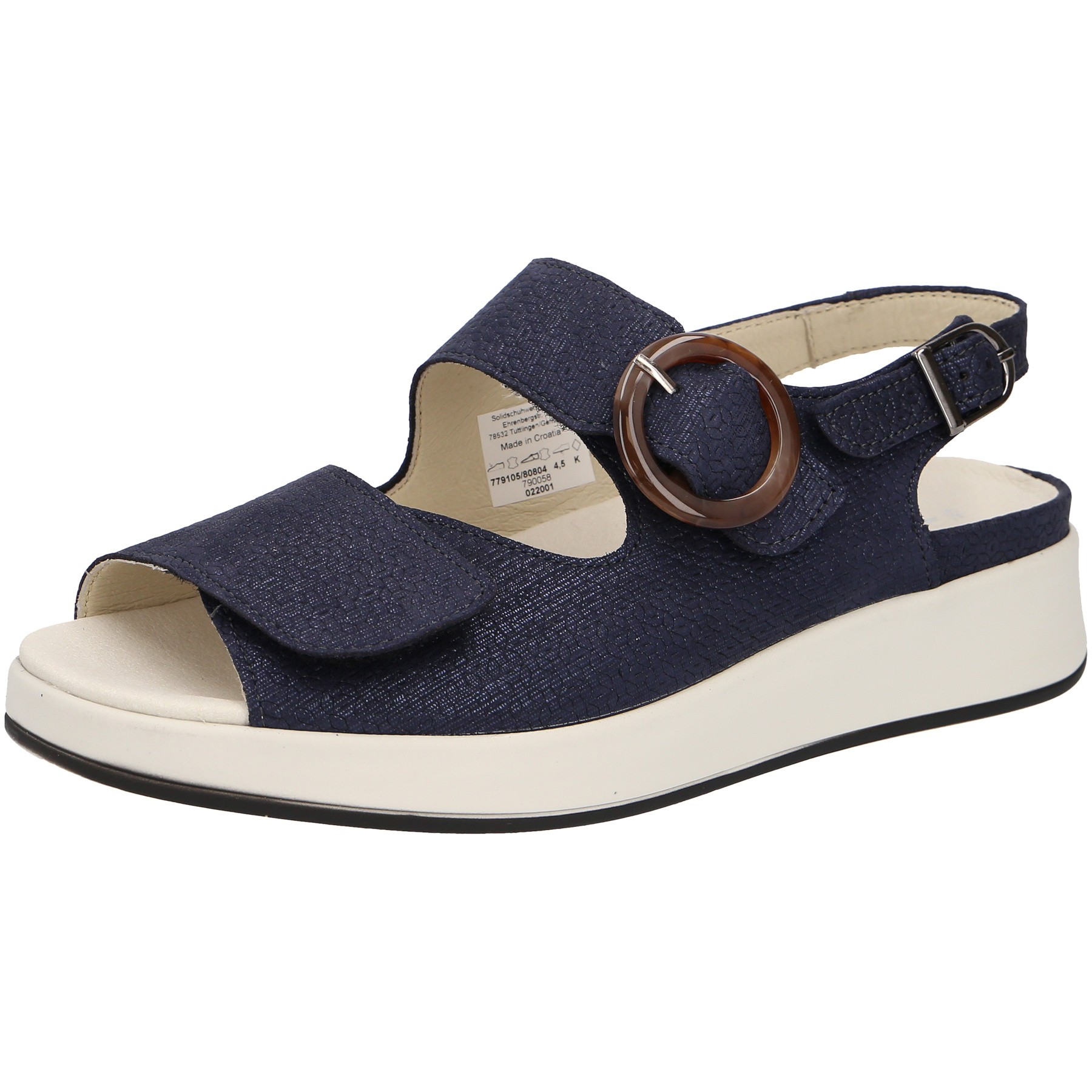 blaue sandale 3-4 ansicht