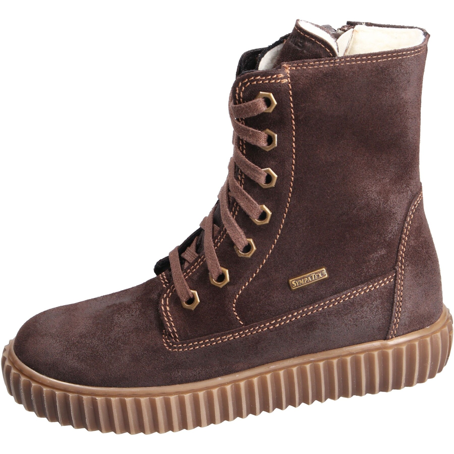 braune stiefel 3-4 ansicht