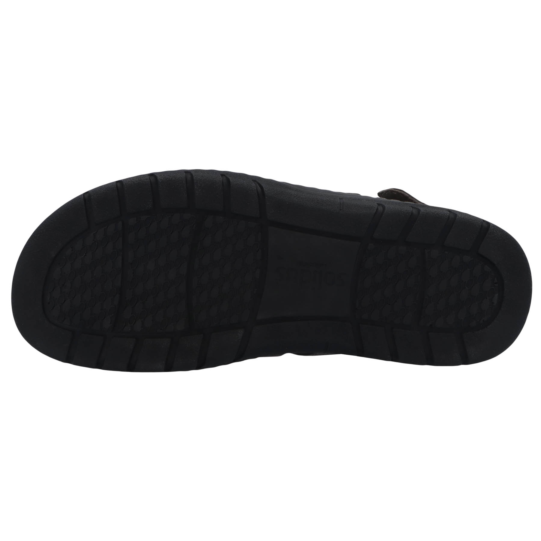 graue sandale sohlenansicht