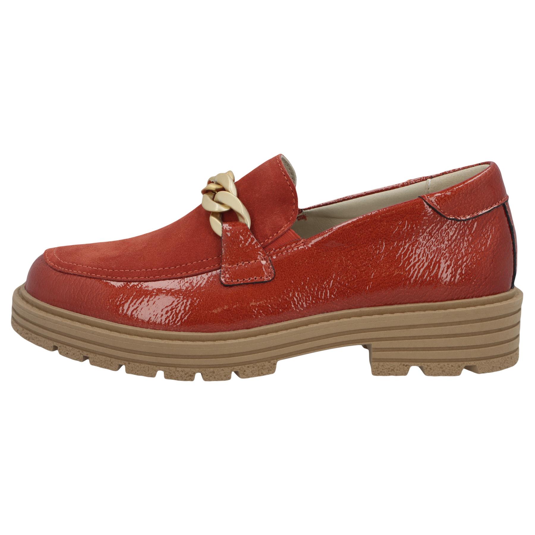 braune slipper seitenansicht links