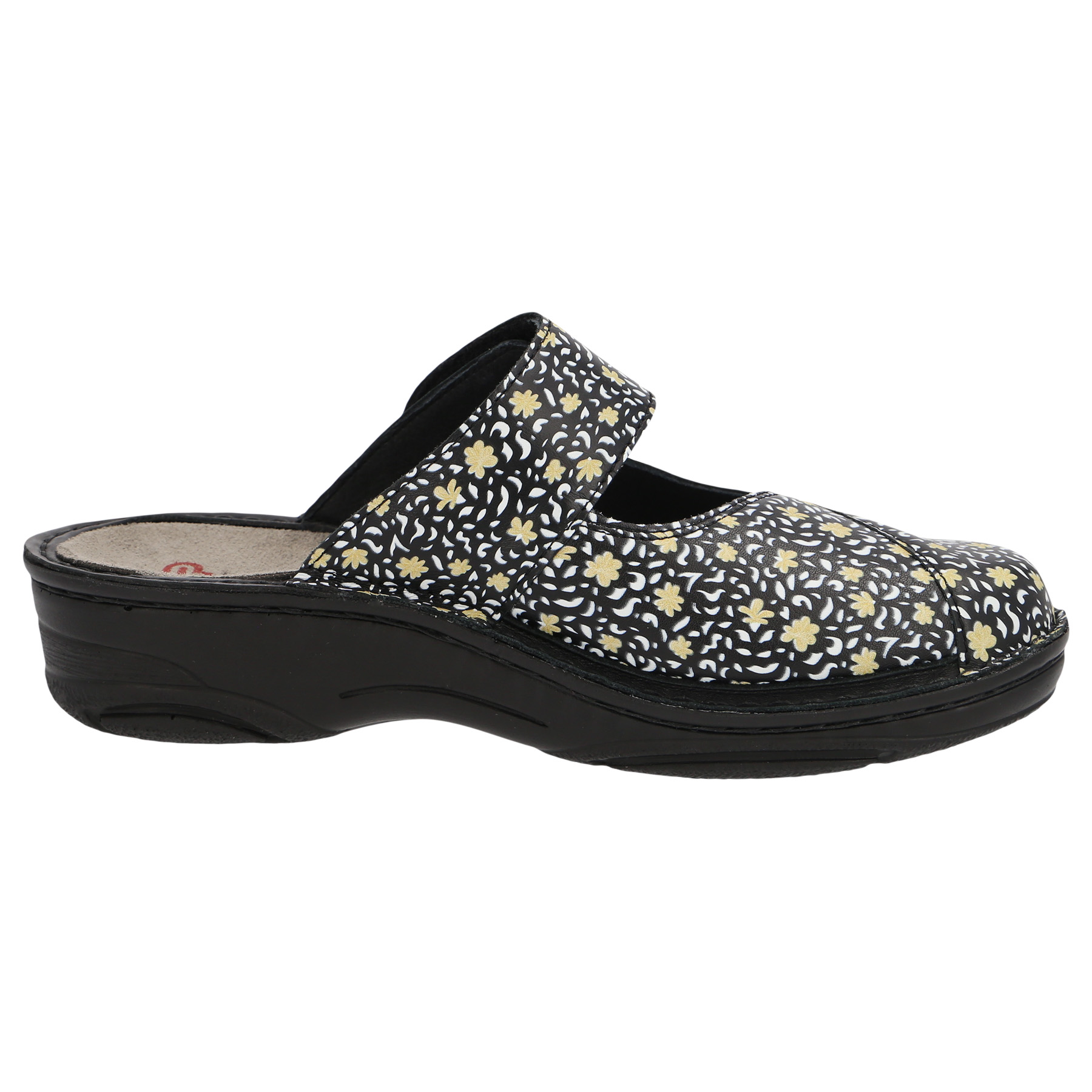 mehrfarbige clogs seitenansicht rechts