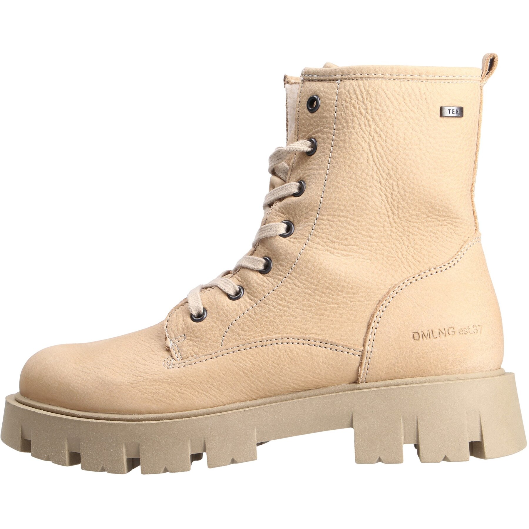 graue stiefeletten seitenansicht links