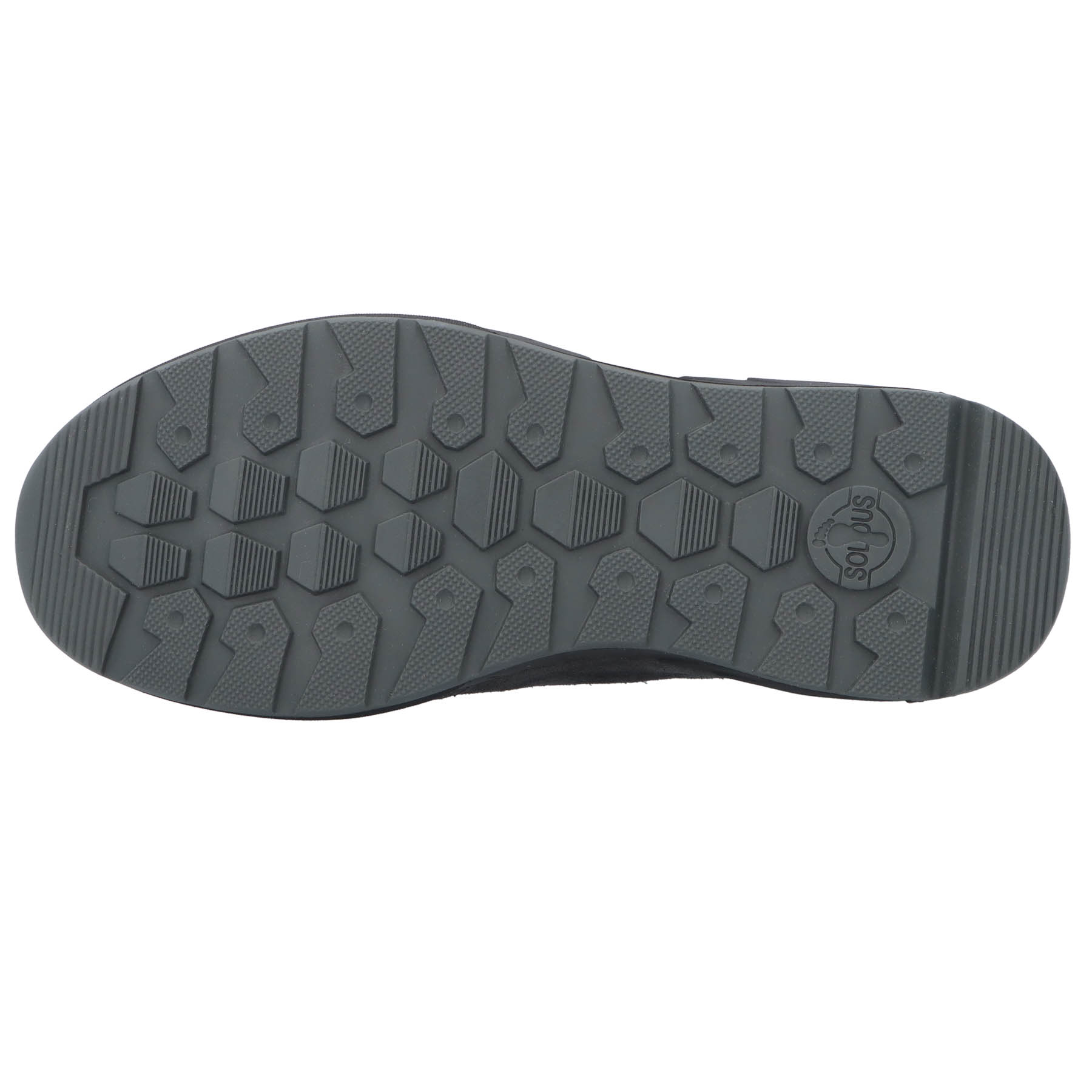 graue halbschuh sohlenansicht