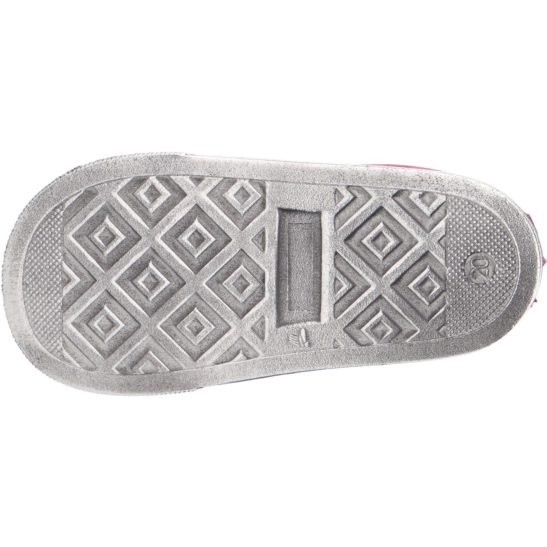 rote lauflernschuhe sohlenansicht