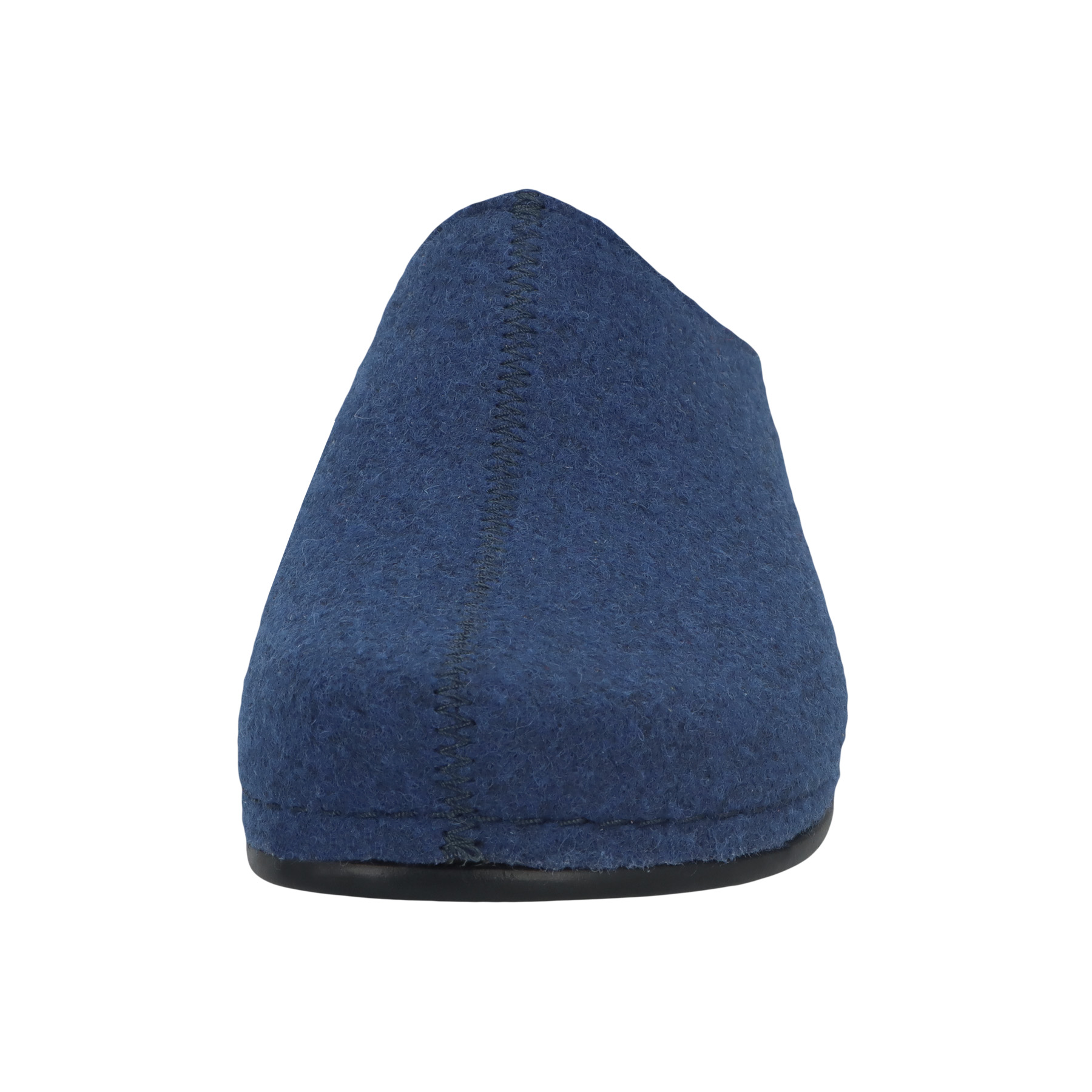 blaue hausschuhe vorderansicht