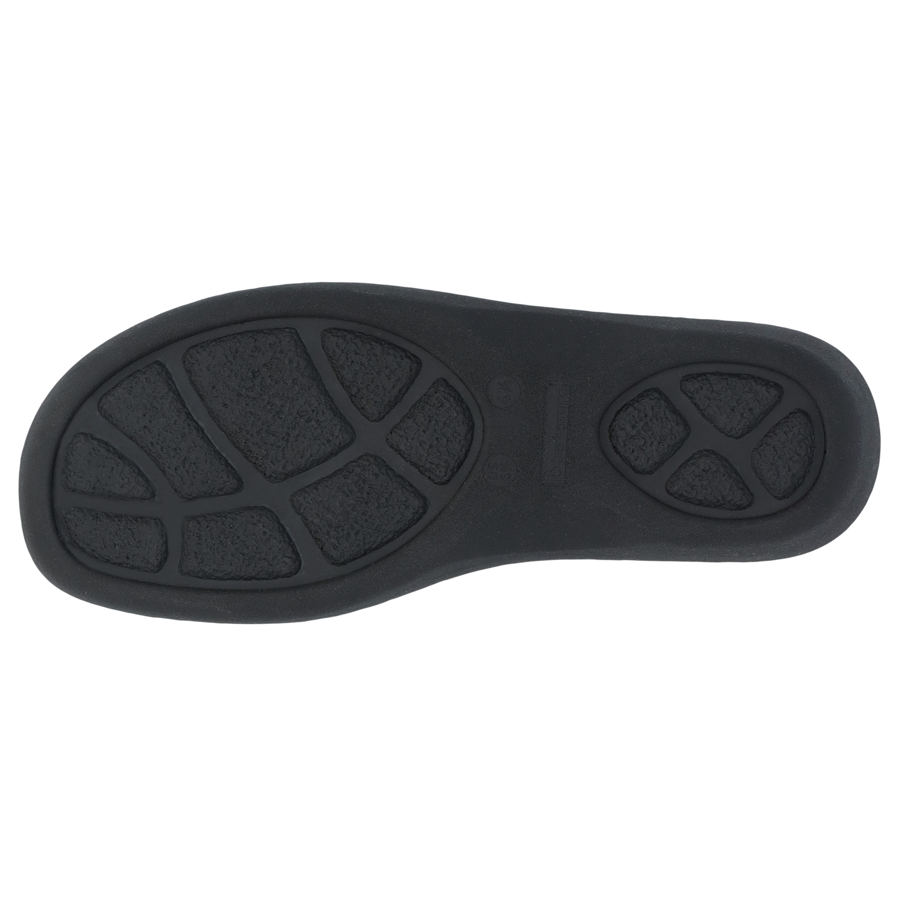 graue hausschuhe sohlenansicht