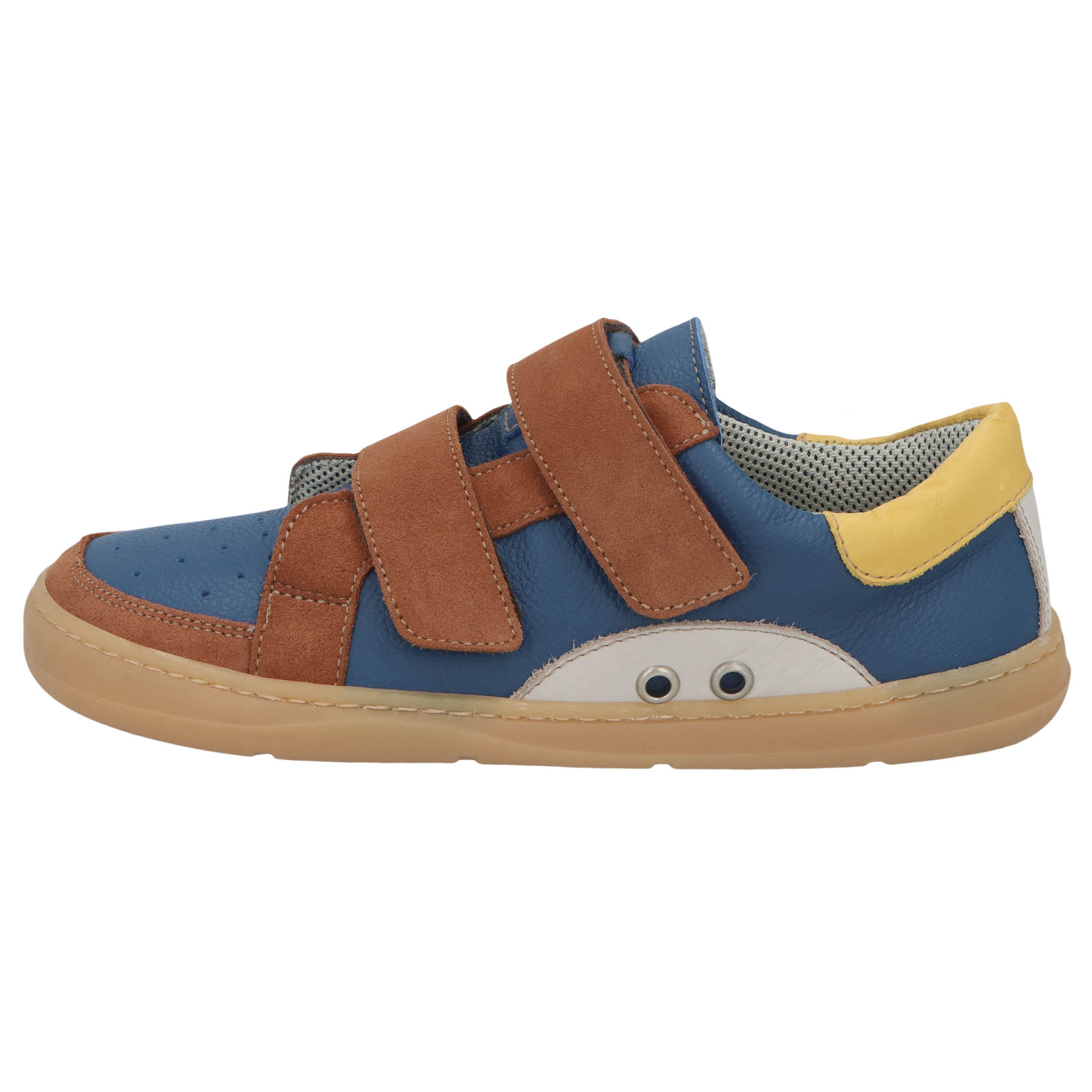 braune lauflernschuhe seitenansicht links