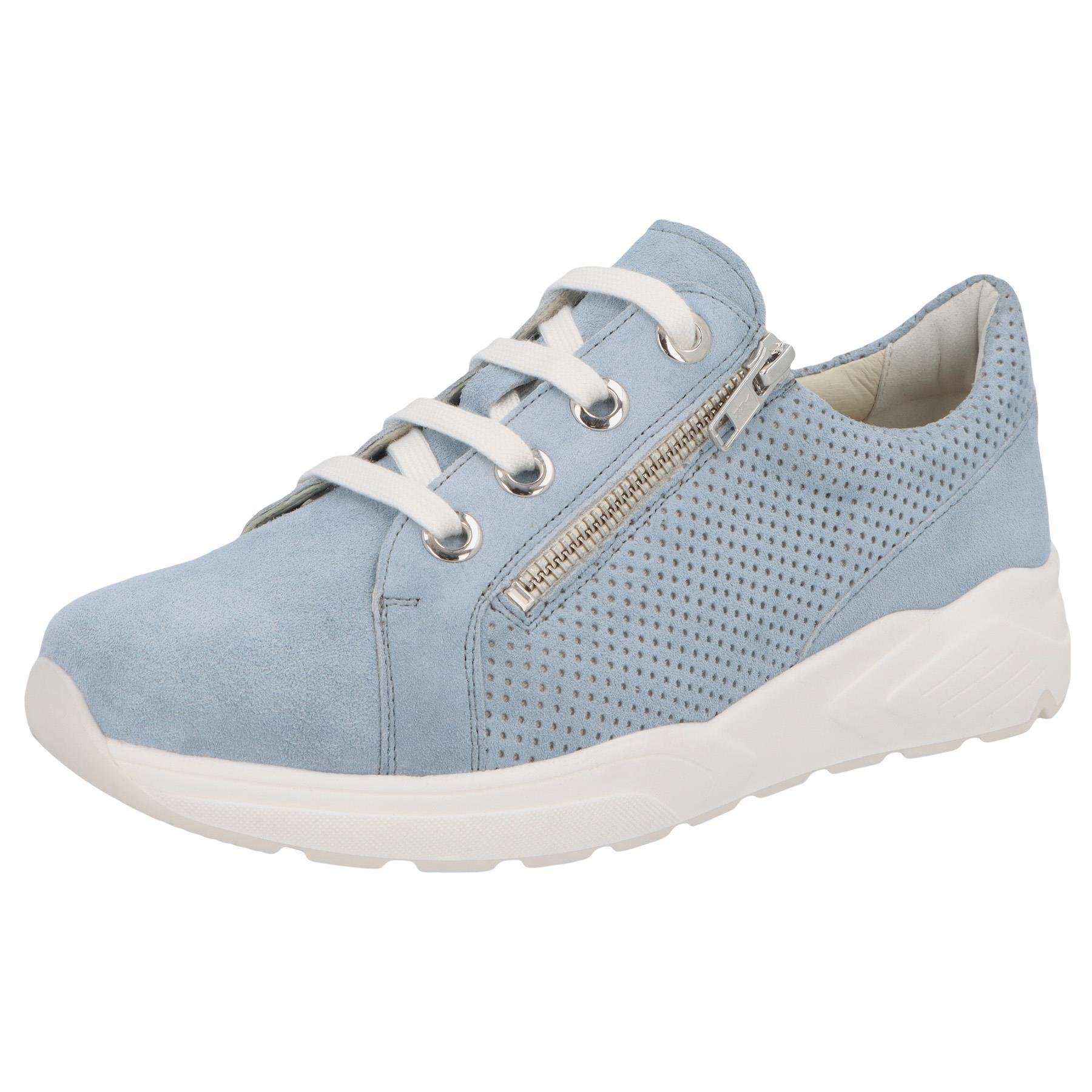 blaue slipper 3-4 ansicht