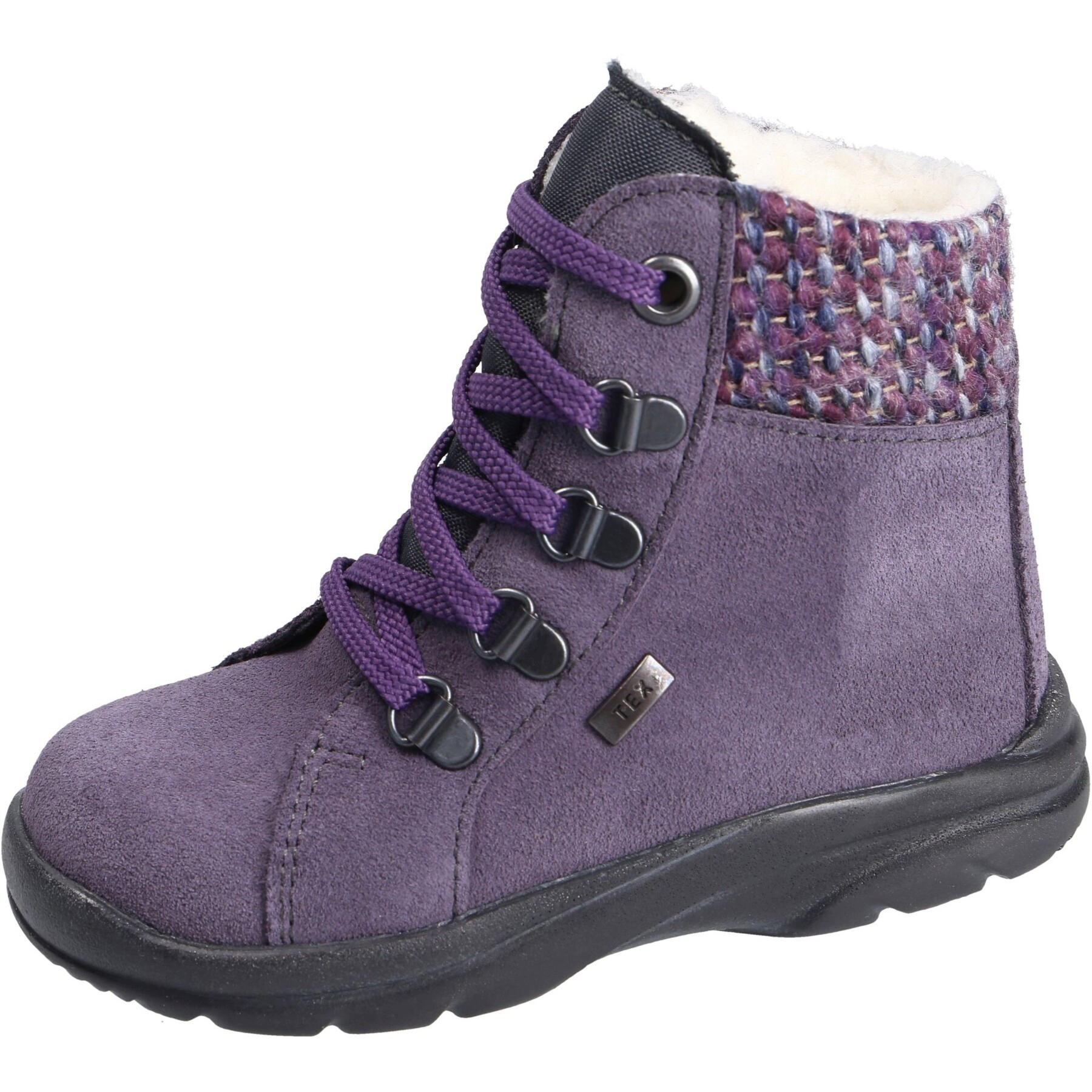 graue stiefeletten 3-4 ansicht