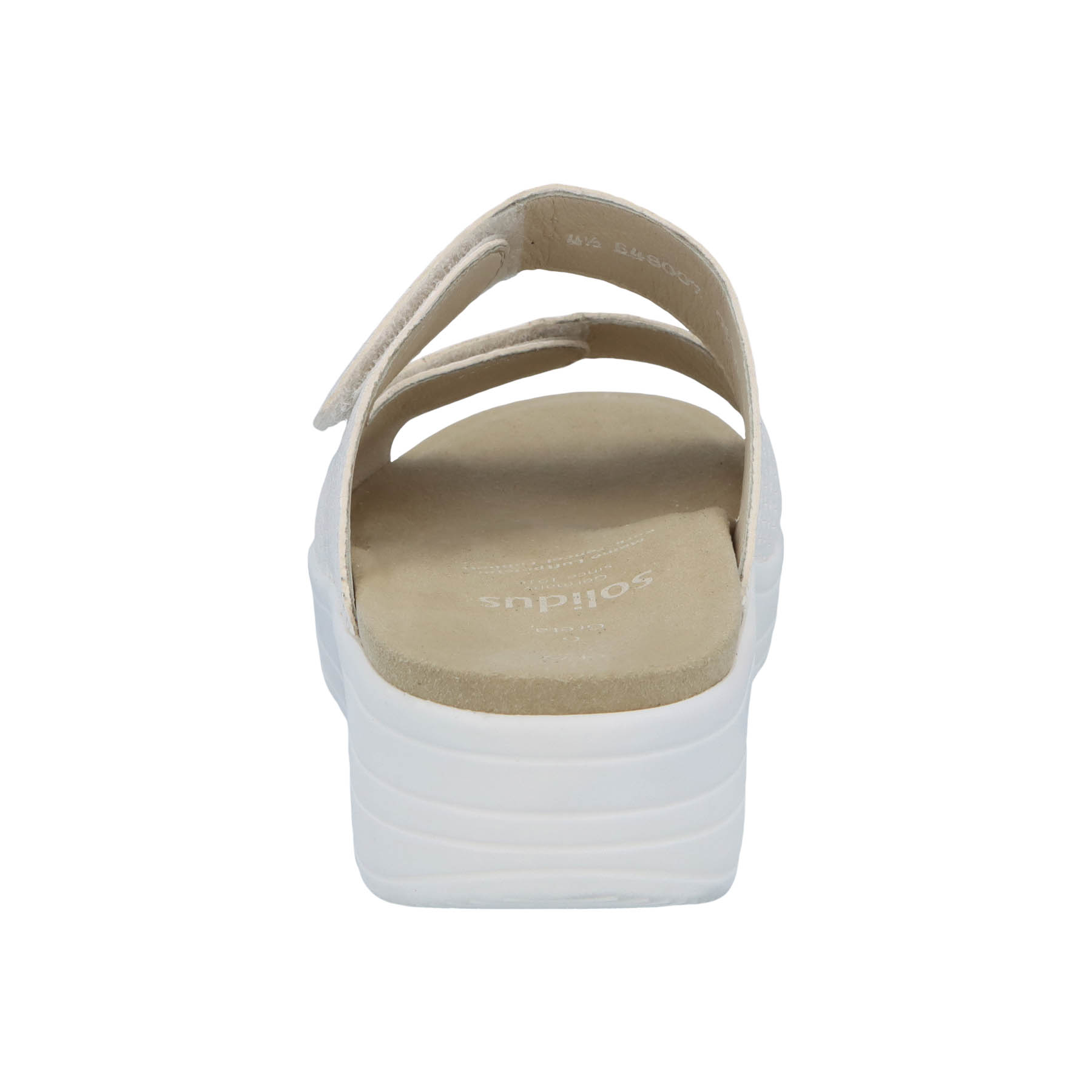 weiße pantolette hinteransicht