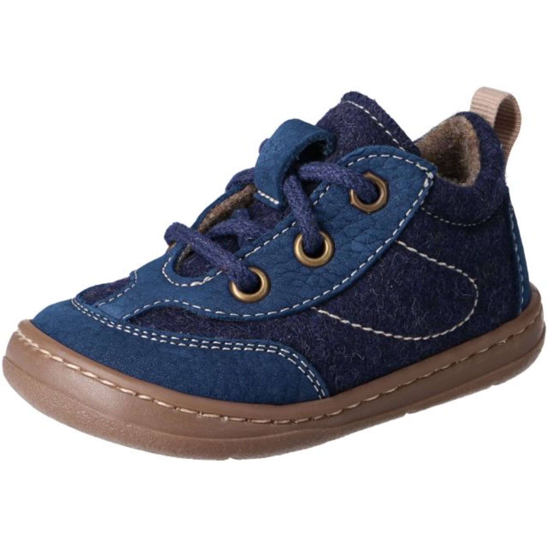 blaue lauflernschuhe 3-4 ansicht