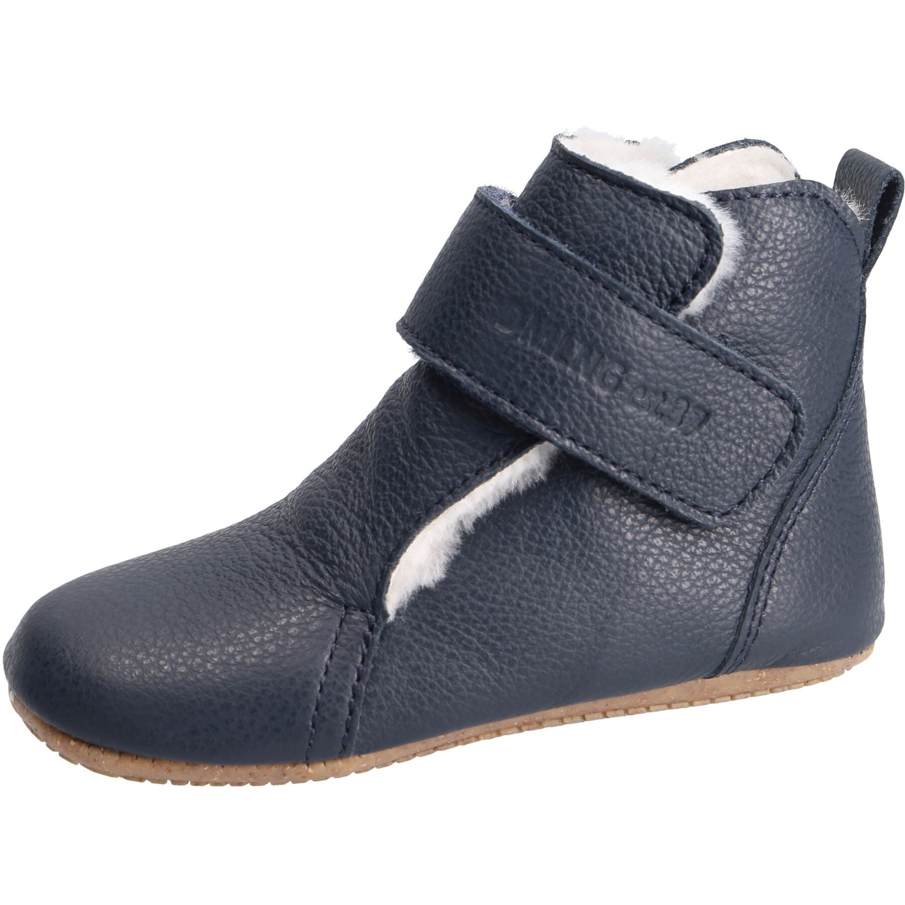 blaue krabbelschuhe 3-4 ansicht
